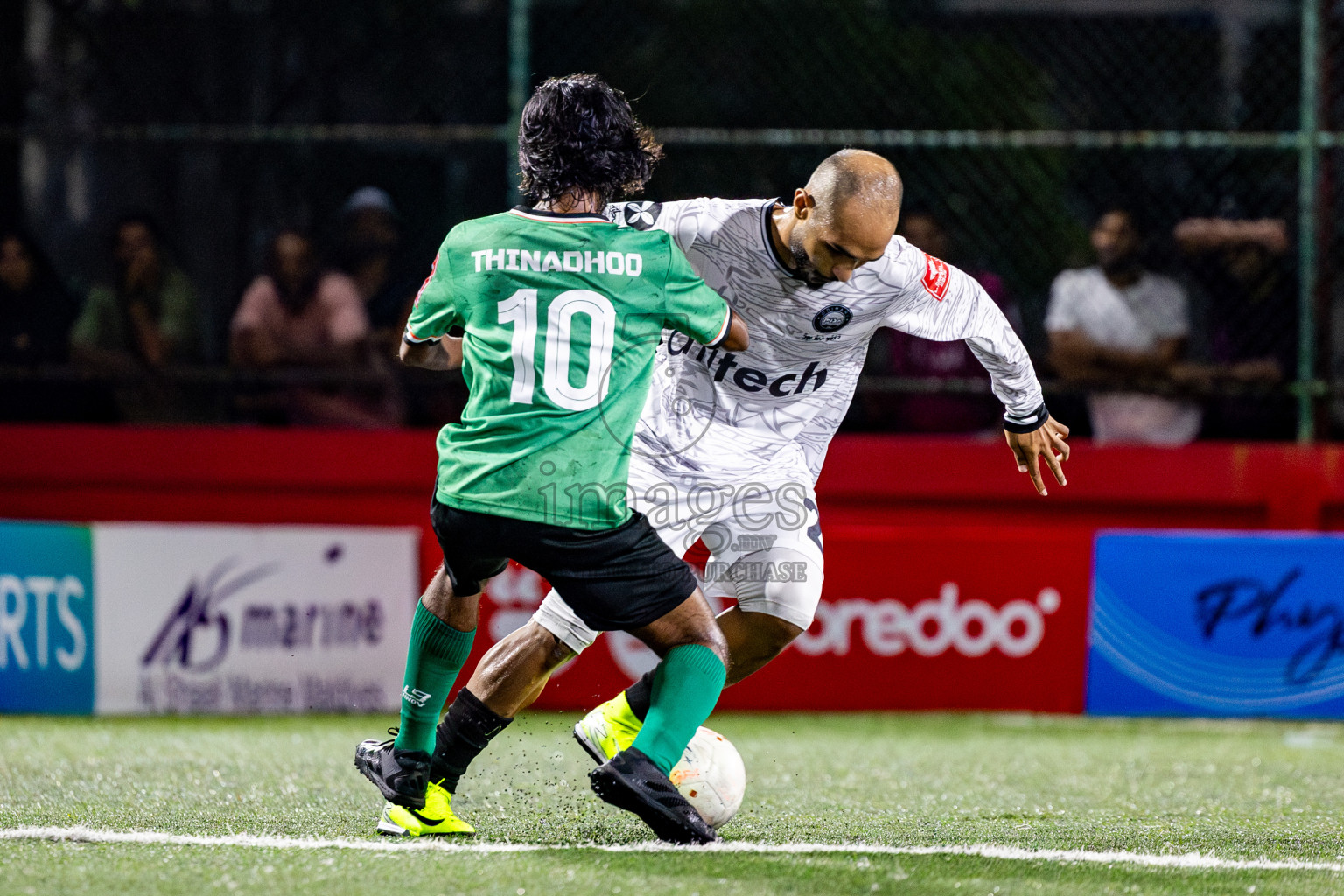 GDh Madaveli VS GDh Thinadhoo in Day 7 of Golden Futsal Challenge 2025 was held on Saturday, 11th January 2025, in Hulhumale', Maldives Photos: Nausham Waheed / images.mv