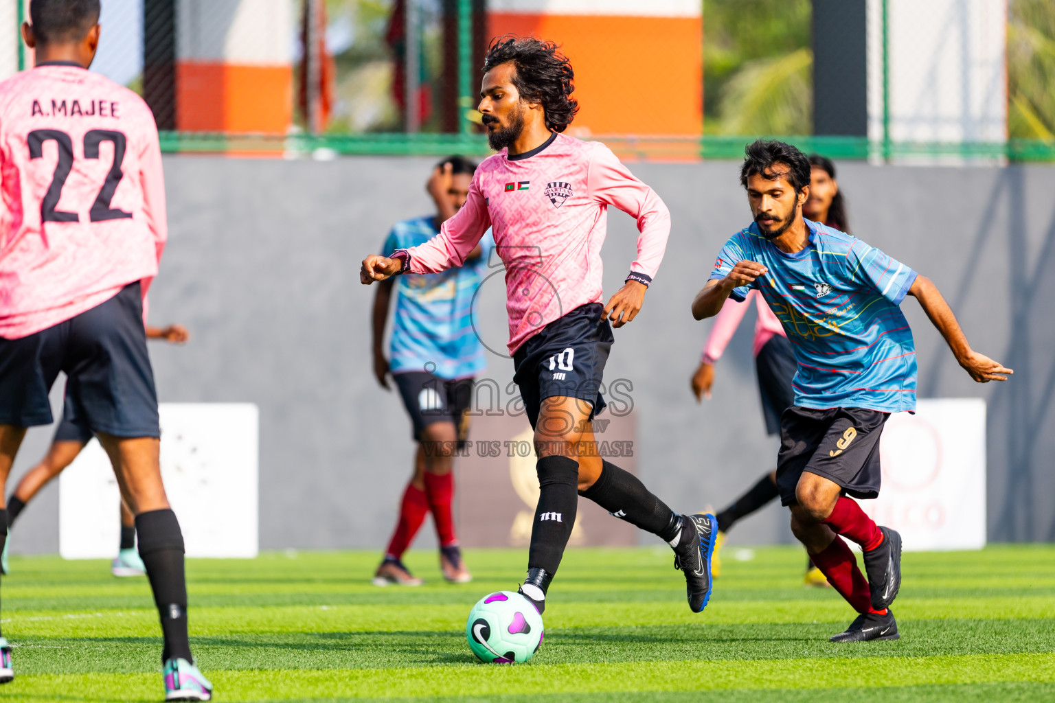 Spartans vs BG New Generation in Day 1 of BG Futsal Challenge 2024 was held on Thursday, 12th March 2024, in Male', Maldives Photos: Nausham Waheed / images.mv