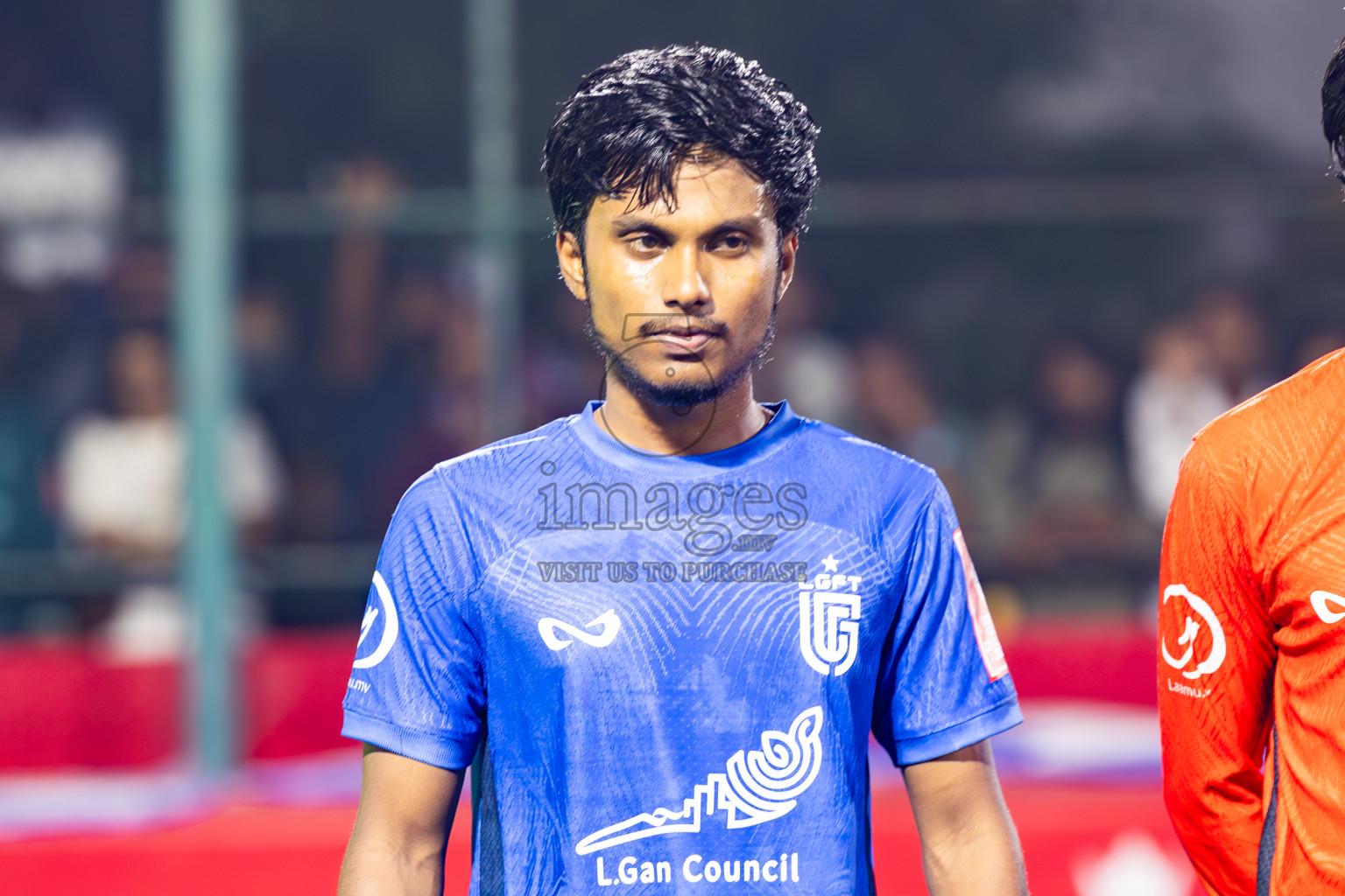 L Gan vs L Maabaidhoo in Day 14 of Golden Futsal Challenge 2025 was held on Saturday, 18th January 2025, in Hulhumale', Maldives. Photos: Ismail Thoriq / images.mv