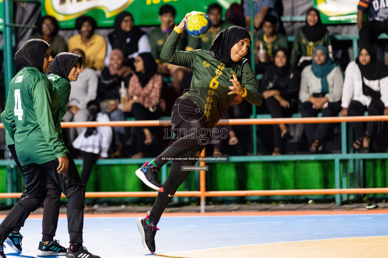 Day 10 of 6th MILO Handball Maldives Championship 2023, held in Handball ground, Male', Maldives on 29th May 2023 Photos: Shuu Abdul Sattar/ Images.mv