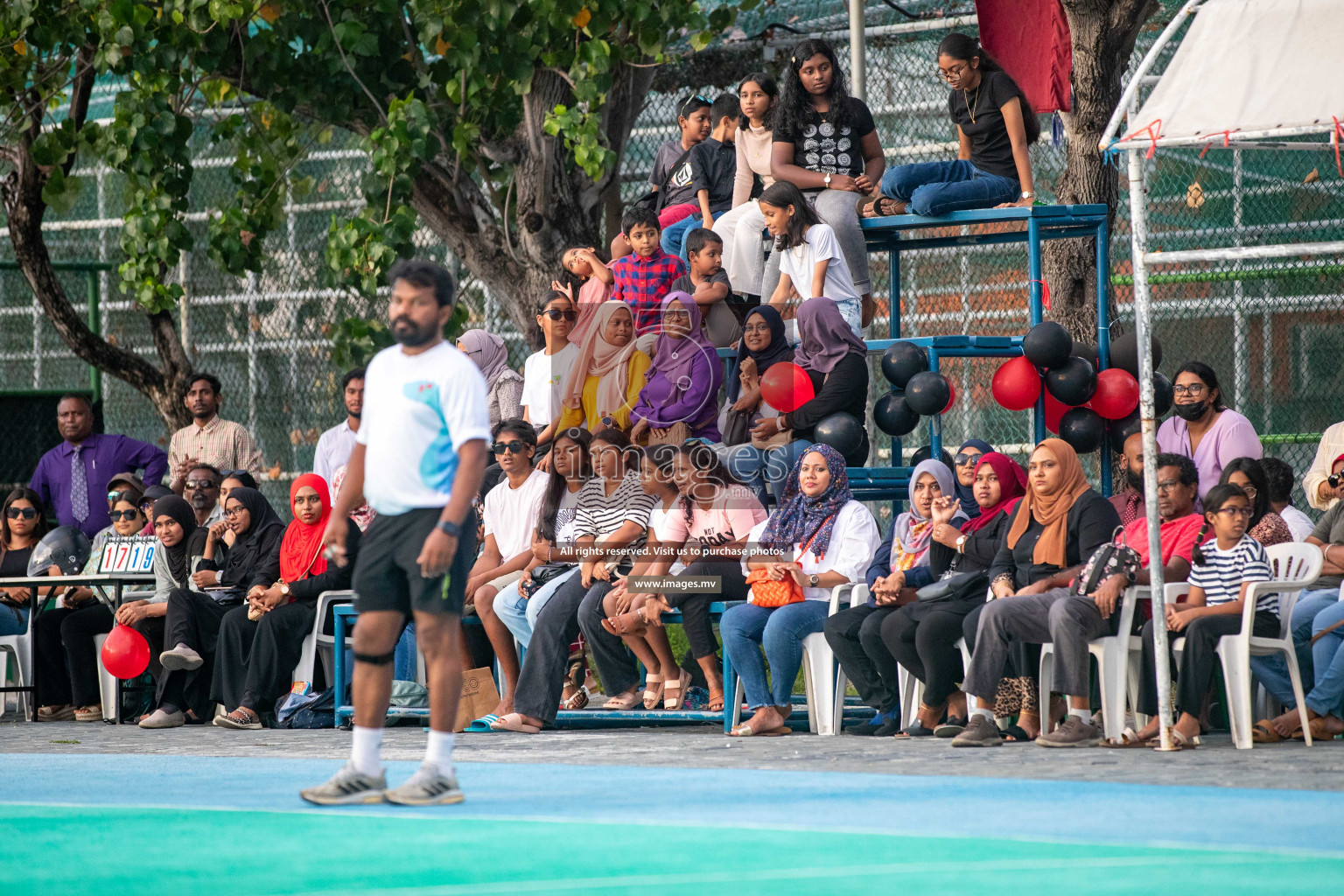 Day 6 of 20th Milo National Netball Tournament 2023, held in Synthetic Netball Court, Male', Maldives on 4th June 2023 Photos: Nausham Waheed/ Images.mv