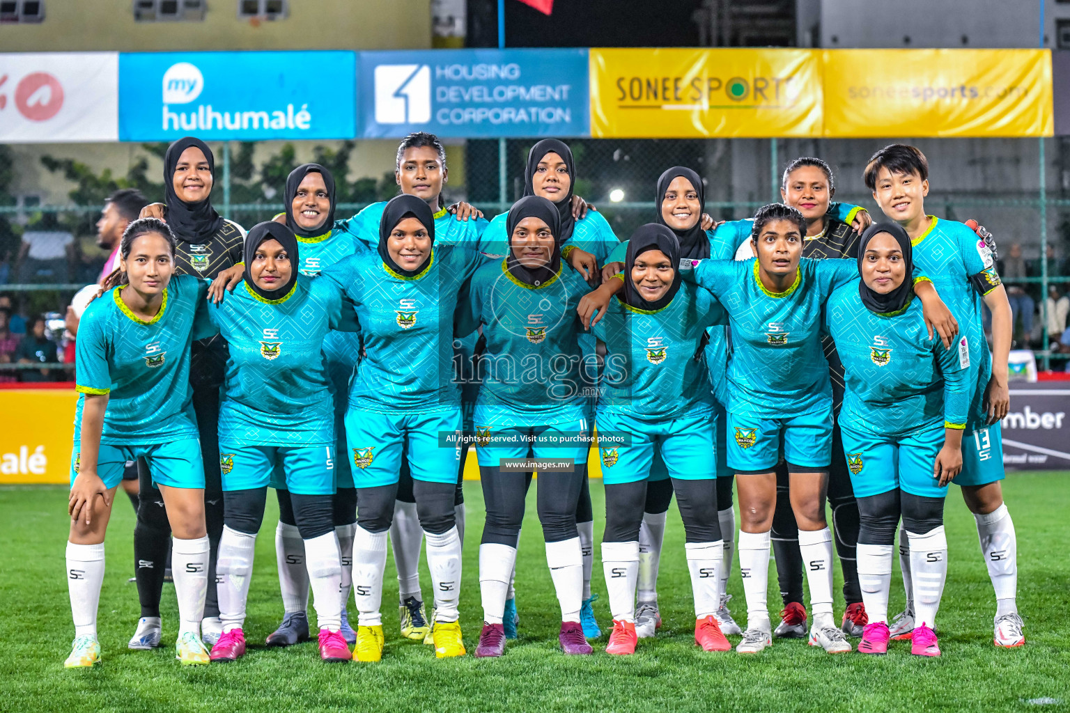 MPL vs WAMCO in Eighteen Thirty Women's Futsal Fiesta 2022 was held in Hulhumale', Maldives on Saturday, 8th October 2022. Photos: Nausham Waheed / images.mv