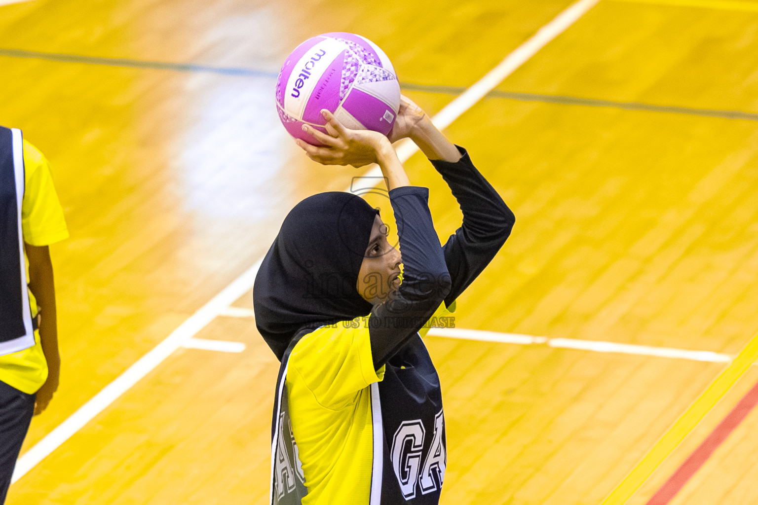 Day 8 of 24th Milo Netball Association Championship was held in Social Center at Male', Maldives on Monday, 8th September 2025. Photos: Mohamed Mahfooz Moosa / images.mv