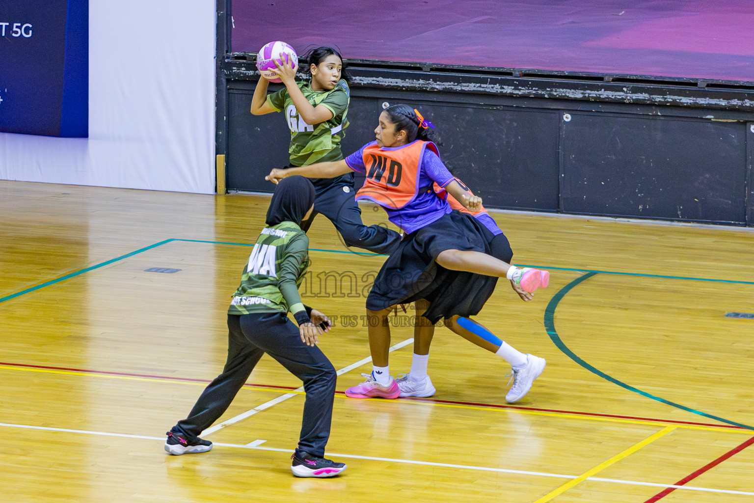 Finals of 26th Inter-School Netball Tournament 2025 was held in Social Center Indoor Hall on Saturday, 8th November 2025. Photos: Areef Adam / images.mv
