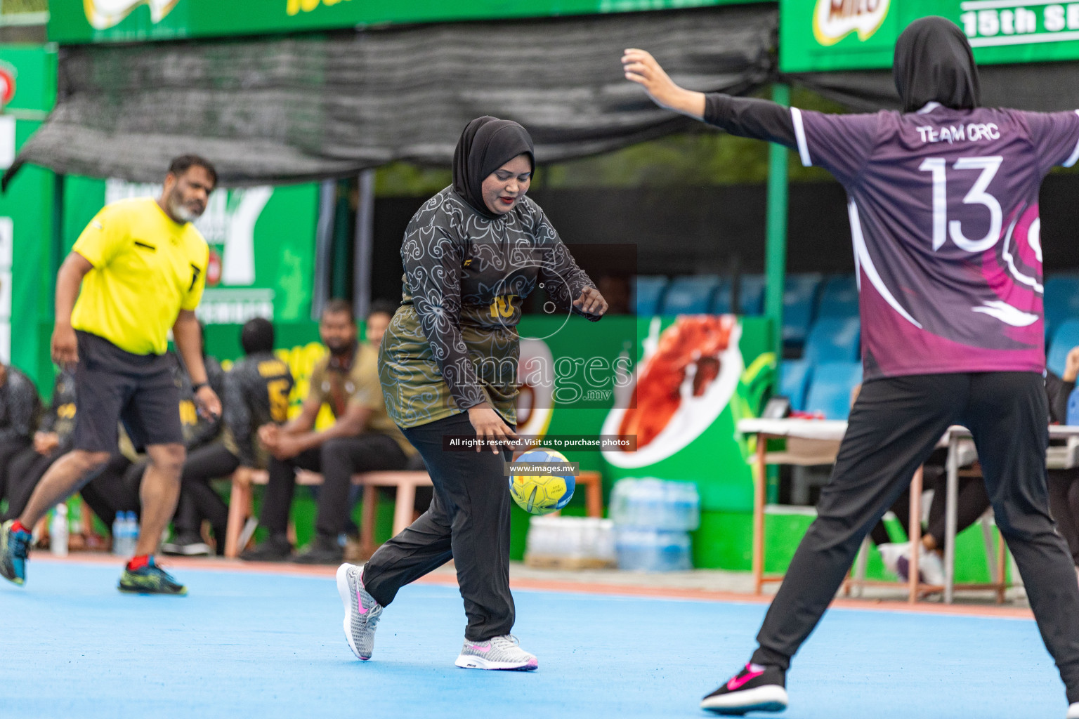 Day 3 of 7th Inter-Office/Company Handball Tournament 2023, held in Handball ground, Male', Maldives on Sunday, 18th September 2023 Photos: Nausham Waheed/ Images.mv