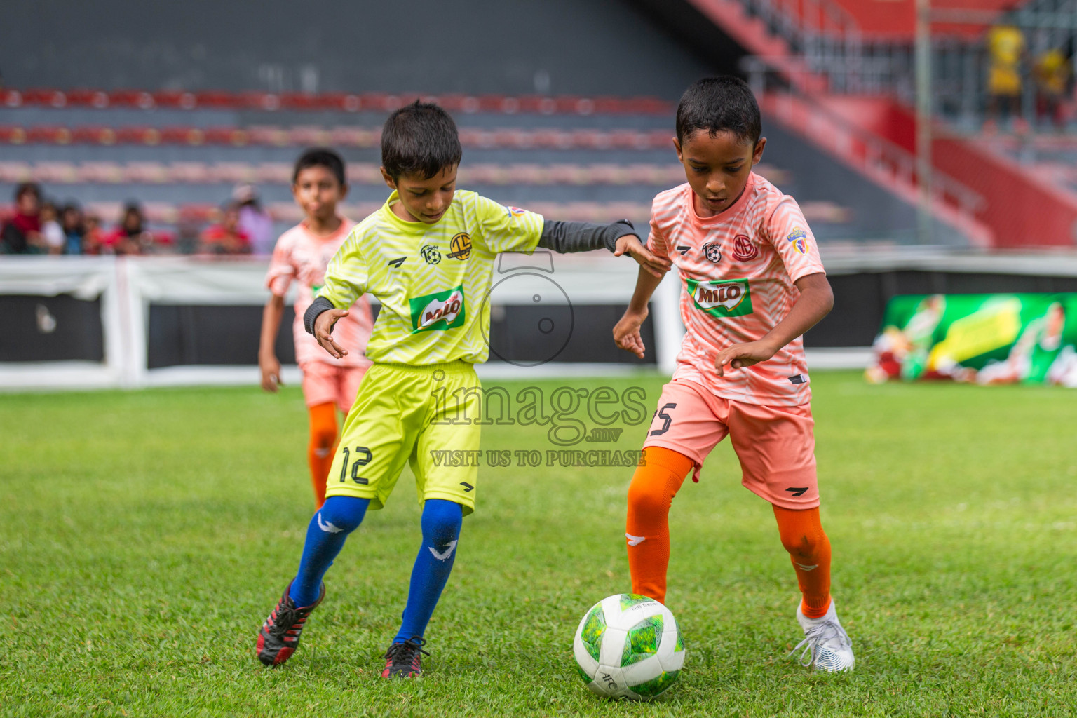 Day 2 of MILO Kids Football Fiesta was held at National Stadium in Male', Maldives on Saturday, 24th February 2024.