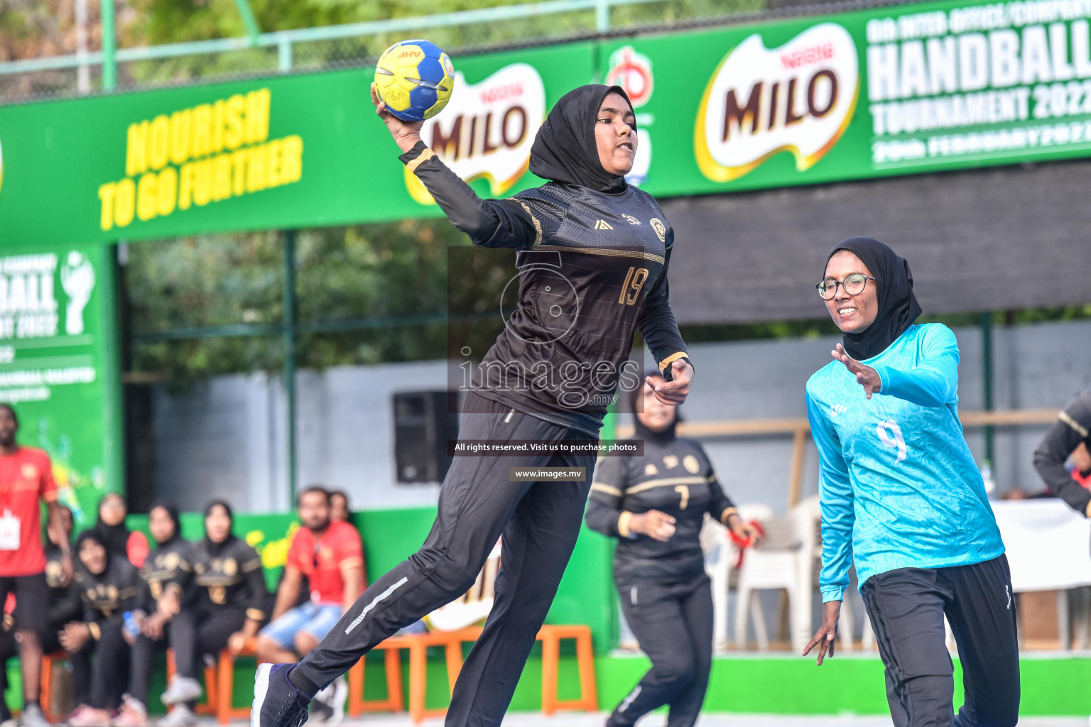 Day 5 of Milo 6th Inter Office Handball Tournament 2022 - Photos by Nausham Waheed