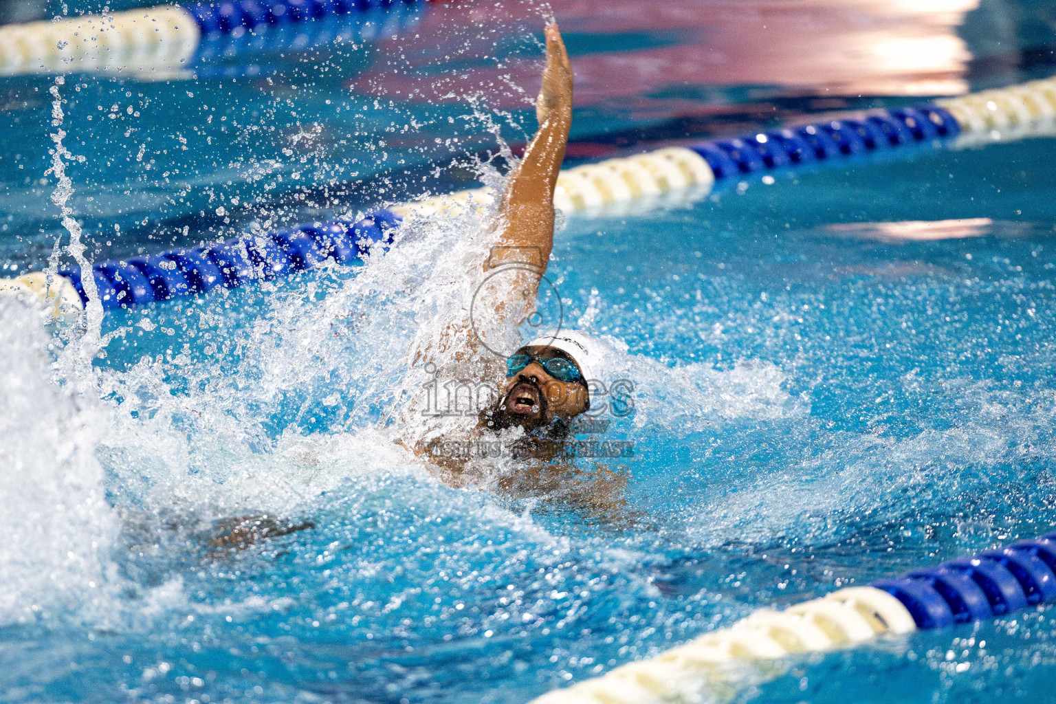 Day 6 of National Swimming Competition 2024 held in Hulhumale', Maldives on Wednesday, 18th December 2024. Photos: Mohamed Mahfooz Moosa / images.mv