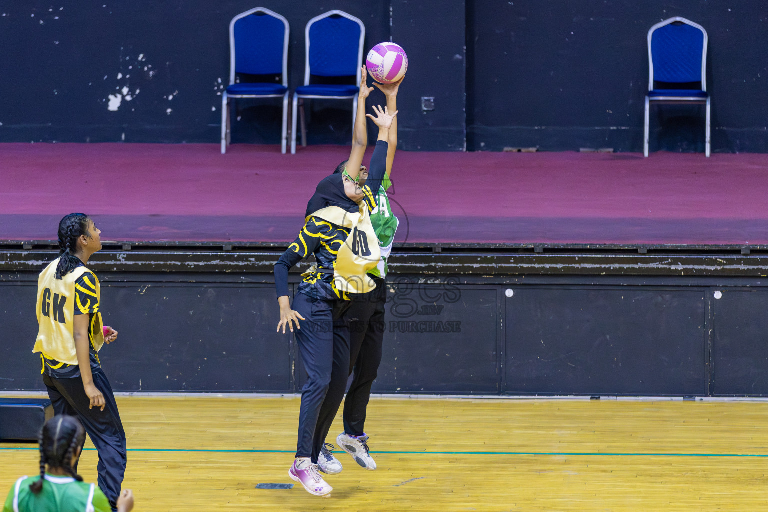 Day 14 of 26th Inter-School Netball Tournament 2025 was held in Social Center Indoor Hall on Tuesday, 4th November 2025. Photos: Areef Adam / images.mv