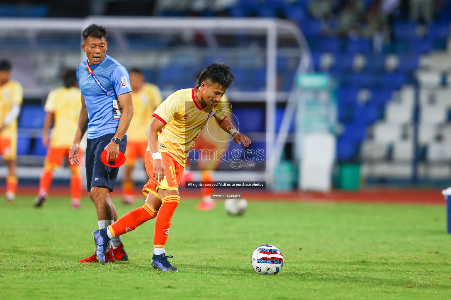 Bhutan vs Lebanon in SAFF Championship 2023 held in Sree Kanteerava Stadium, Bengaluru, India, on Sunday, 25th June 2023. Photos: Nausham Waheed, Hassan Simah / images.mv