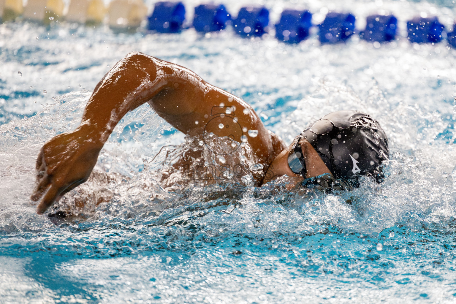 Day 4 of National Swimming Championship 2024 held in Hulhumale', Maldives on Monday, 16th December 2024. 
Photos: Hassan Simah / images.mv