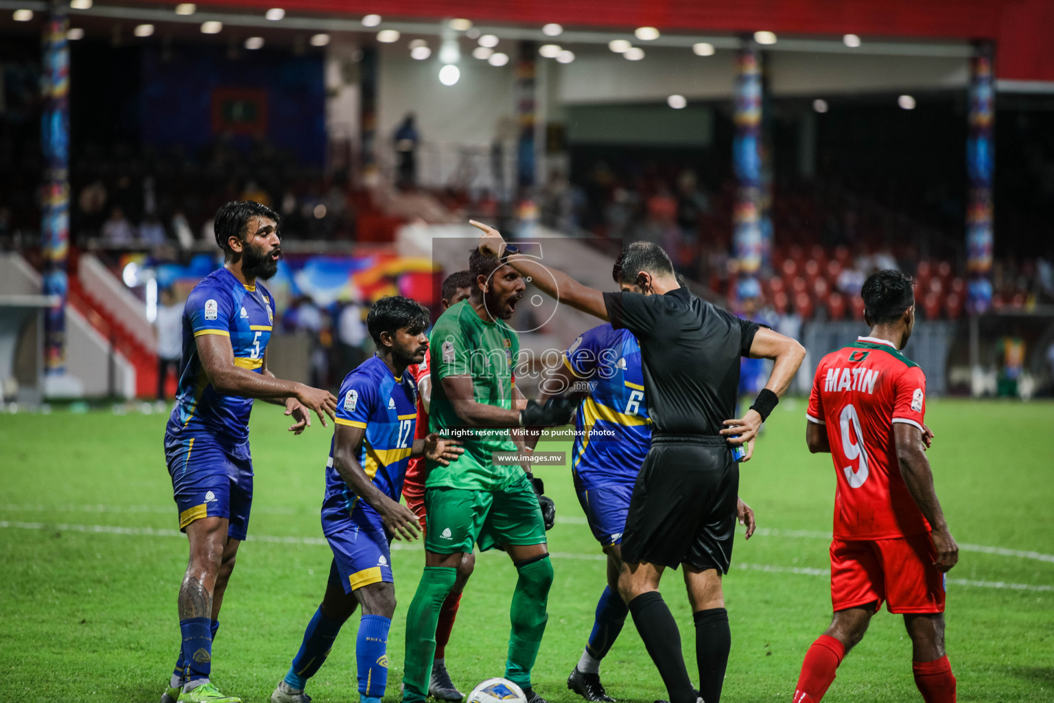 Bangladesh vs Sri Lanka in SAFF Championship 2021 held on 1st October 2021 in Galolhu National Stadium, Male', Maldives