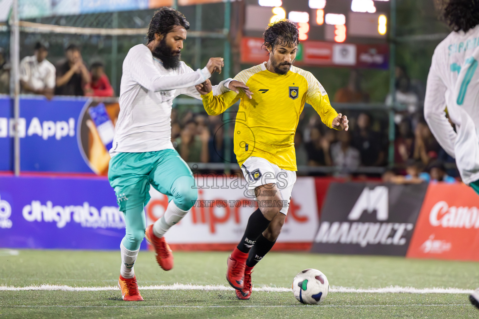 RRC vs MPL in Semi Finals of Club Maldives Cup 2024 held in Rehendi Futsal Ground, Hulhumale', Maldives on Monday, 14th October 2024. Photos: Ismail Thoriq / images.mv