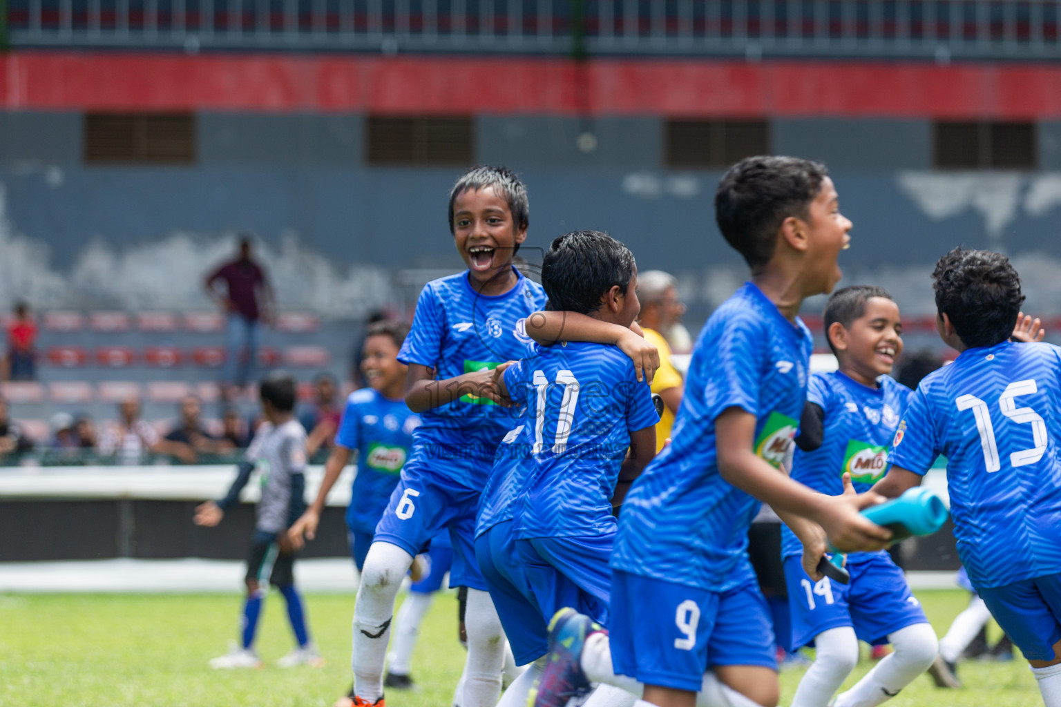 Day 2 of MILO Kids Football Fiesta was held at National Stadium in Male', Maldives on Saturday, 24th February 2024.