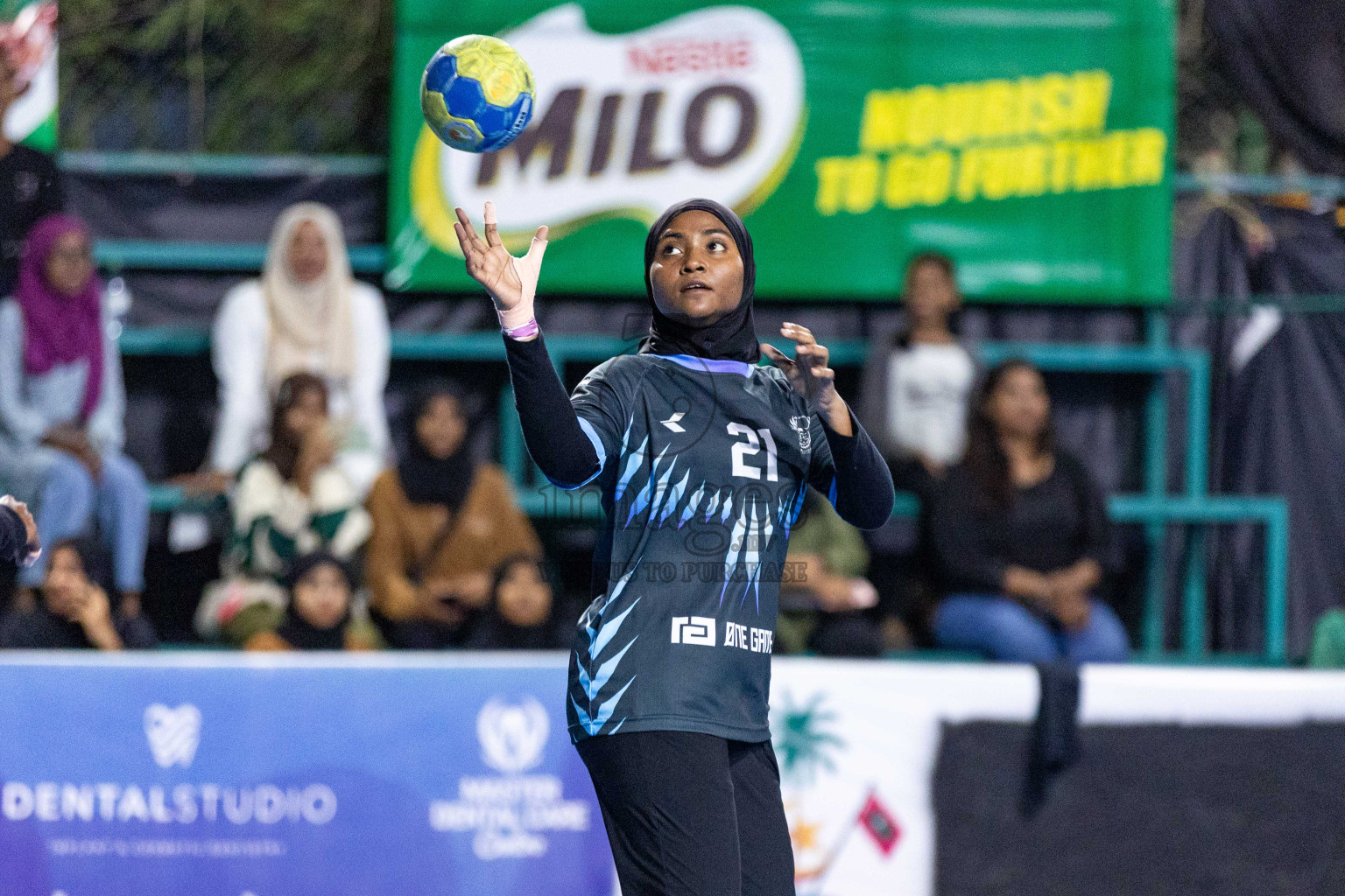 Day 20 of 10th National Handball Tournament 2023, held in Handball ground, Male', Maldives on Wednesday, 20th December 2023 Photos: Nausham Waheed/ Images.mv