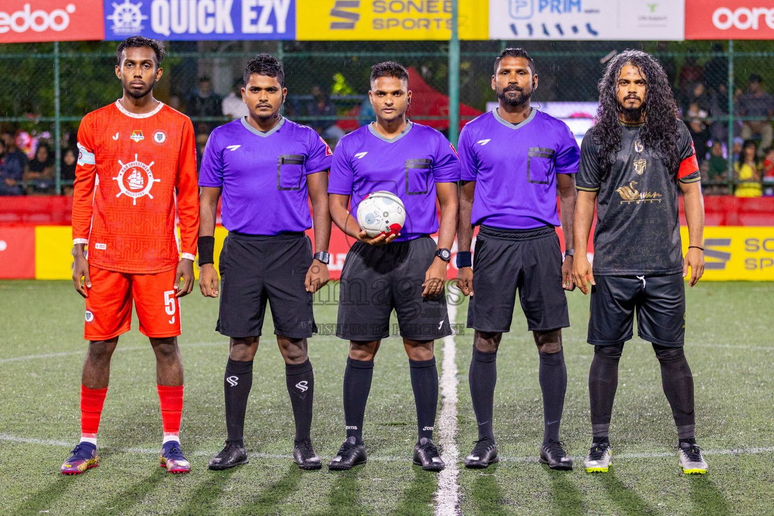 HA Maarandhoo vs HA Utheem in Day 17 of Golden Futsal Challenge 2024 was held on Wednesday, 31st January 2024, in Hulhumale', Maldives Photos: Hassan Simah / images.mv