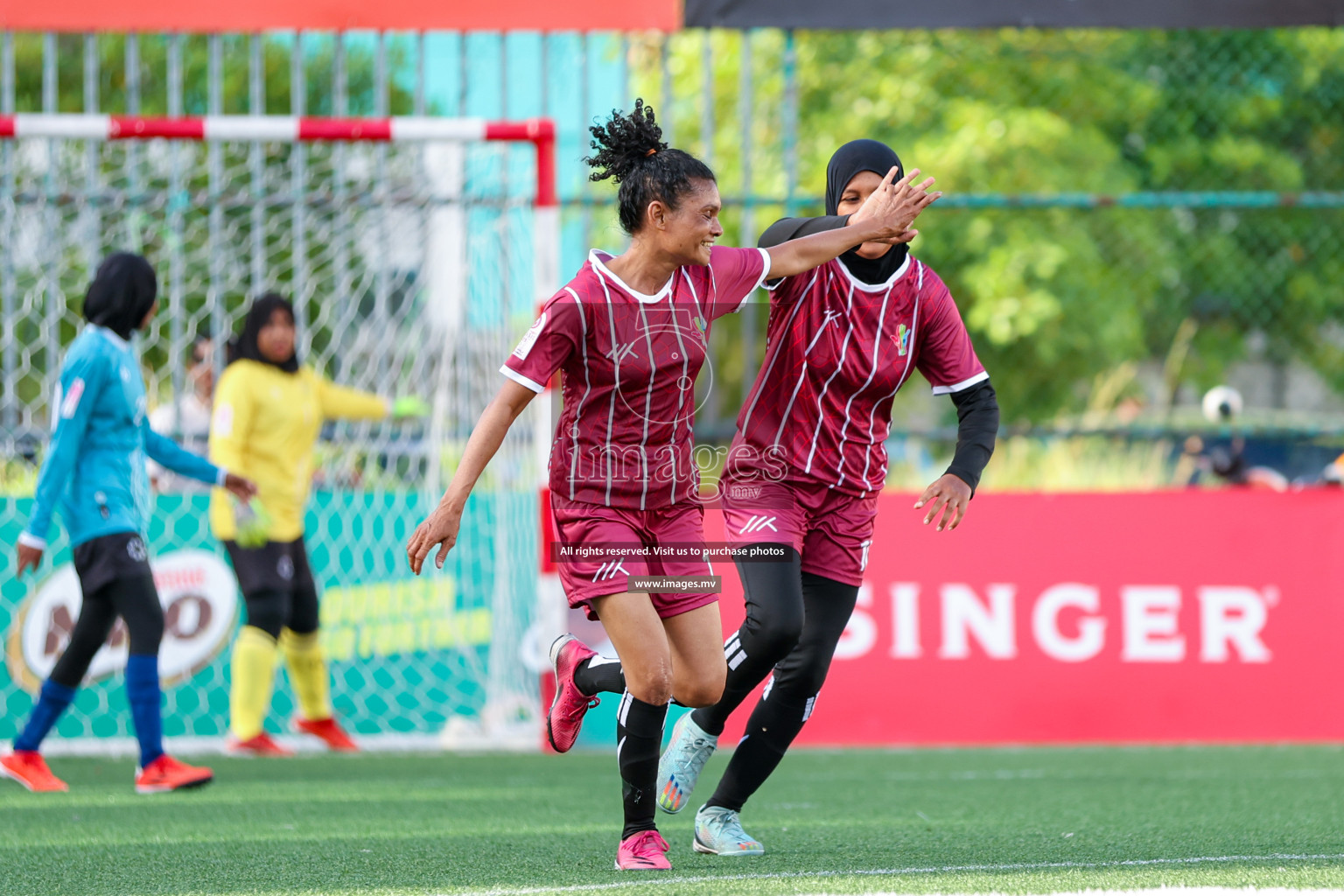 MIRA SC vs Club MYS in 18/30 Futsal Fiesta Classic 2023 held in Hulhumale, Maldives, on Tuesday, 18th July 2023 Photos: Nausham Waheed / images.mv