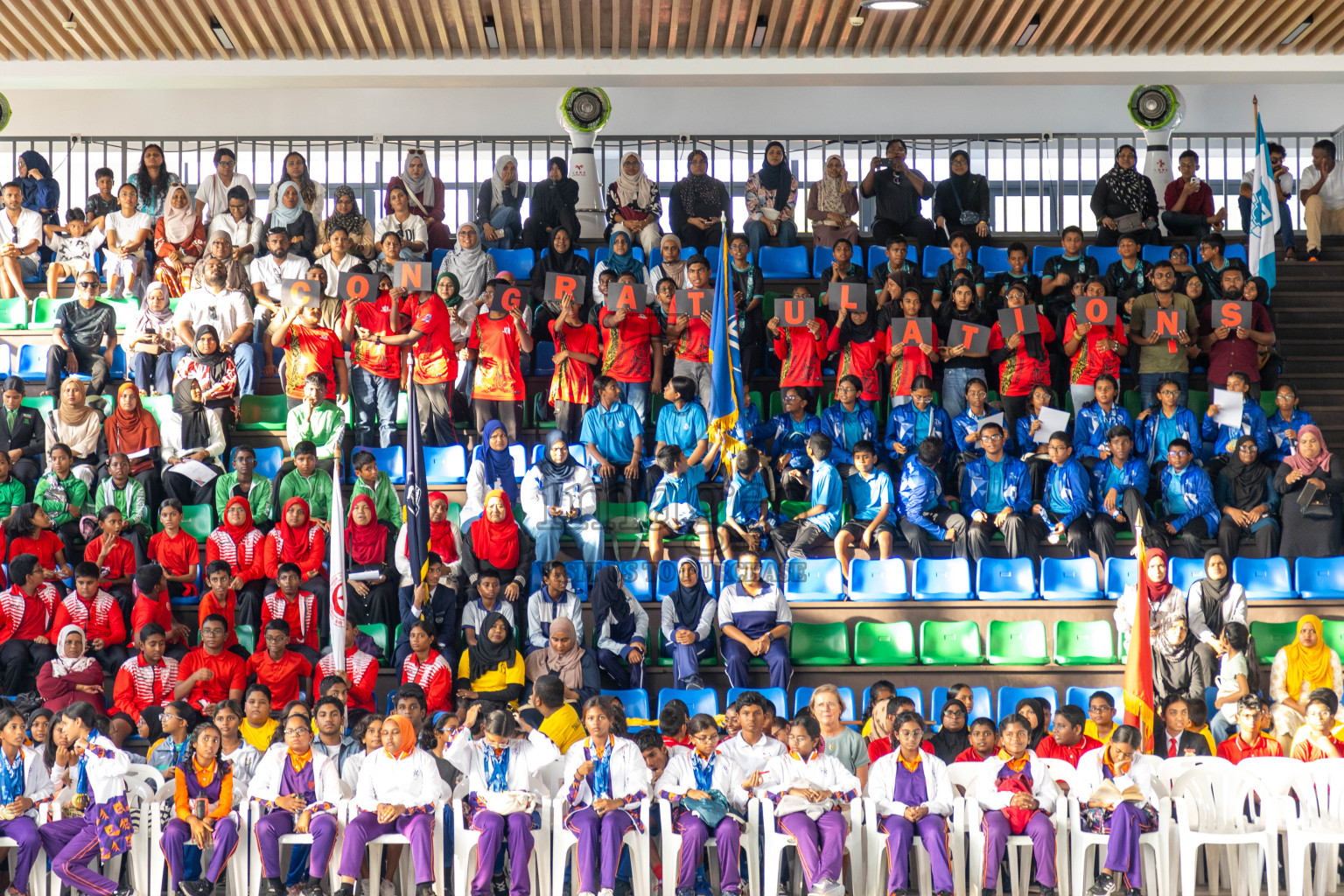 Closing ceremony of BML 20th Inter-School Swimming Competition was held in Hulhumale' Swimming Complex on Saturday, 19th October 2024. 
Photos: Ismail Thoriq