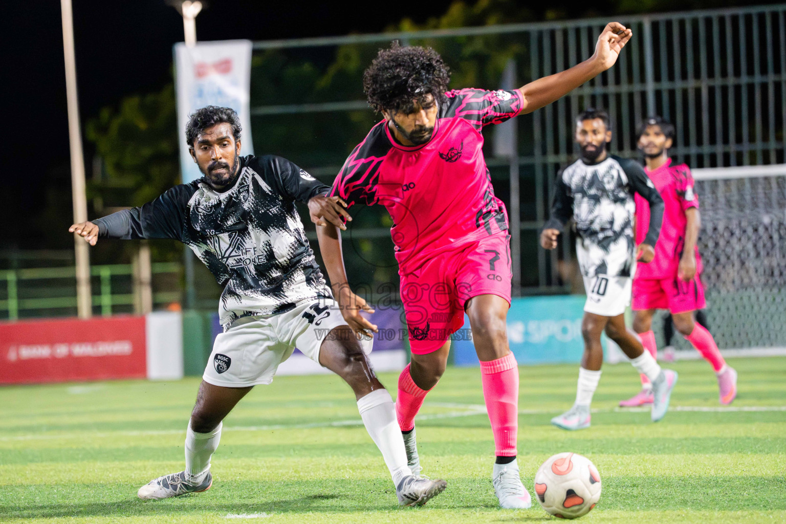 BG SC VS Goalhians in Day 3 - Fonadhoo Youth Futsal Challenge 2025 held in Fonadhoo Futsal Stadium, L. Fonadhoo, Maldives on Tuesdat, 28th October 2025 Photos: Arif Rasheed / images.mv