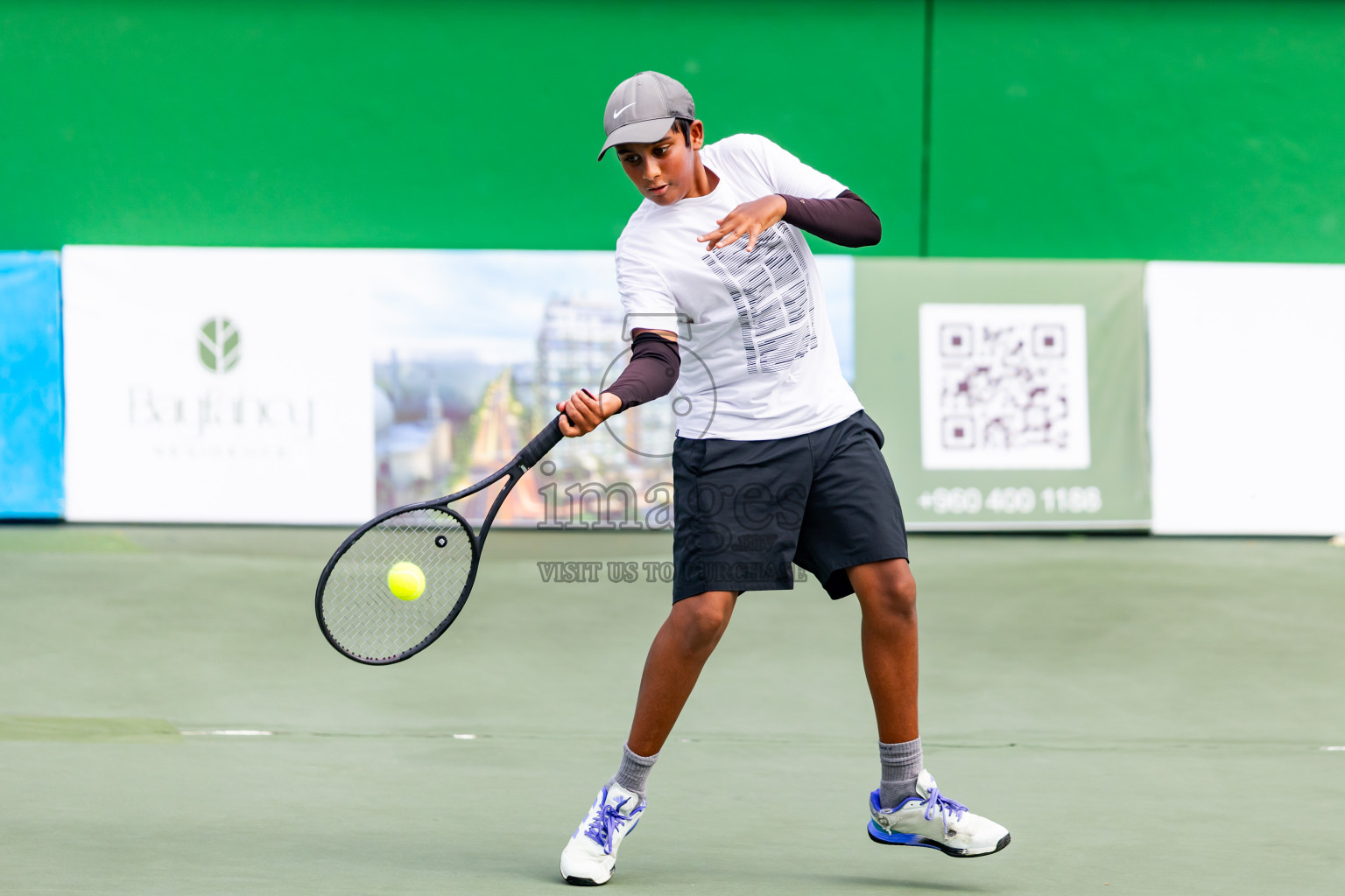 Day 5 of ATF Maldives Junior Open Tennis was held in Male' Tennis Court, Male', Maldives on Monday, 16th December 2024. Photos: Nausham Waheed/ images.mv