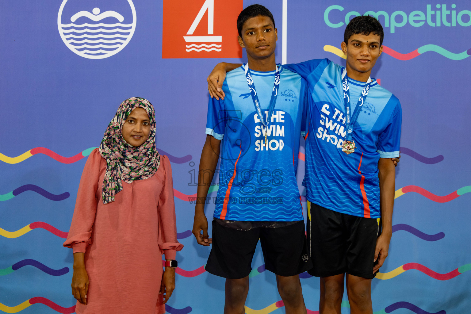 Day 6 of National Swimming Competition 2024 held in Hulhumale', Maldives on Wednesday, 18th December 2024. 
Photos: Hassan Simah / images.mv