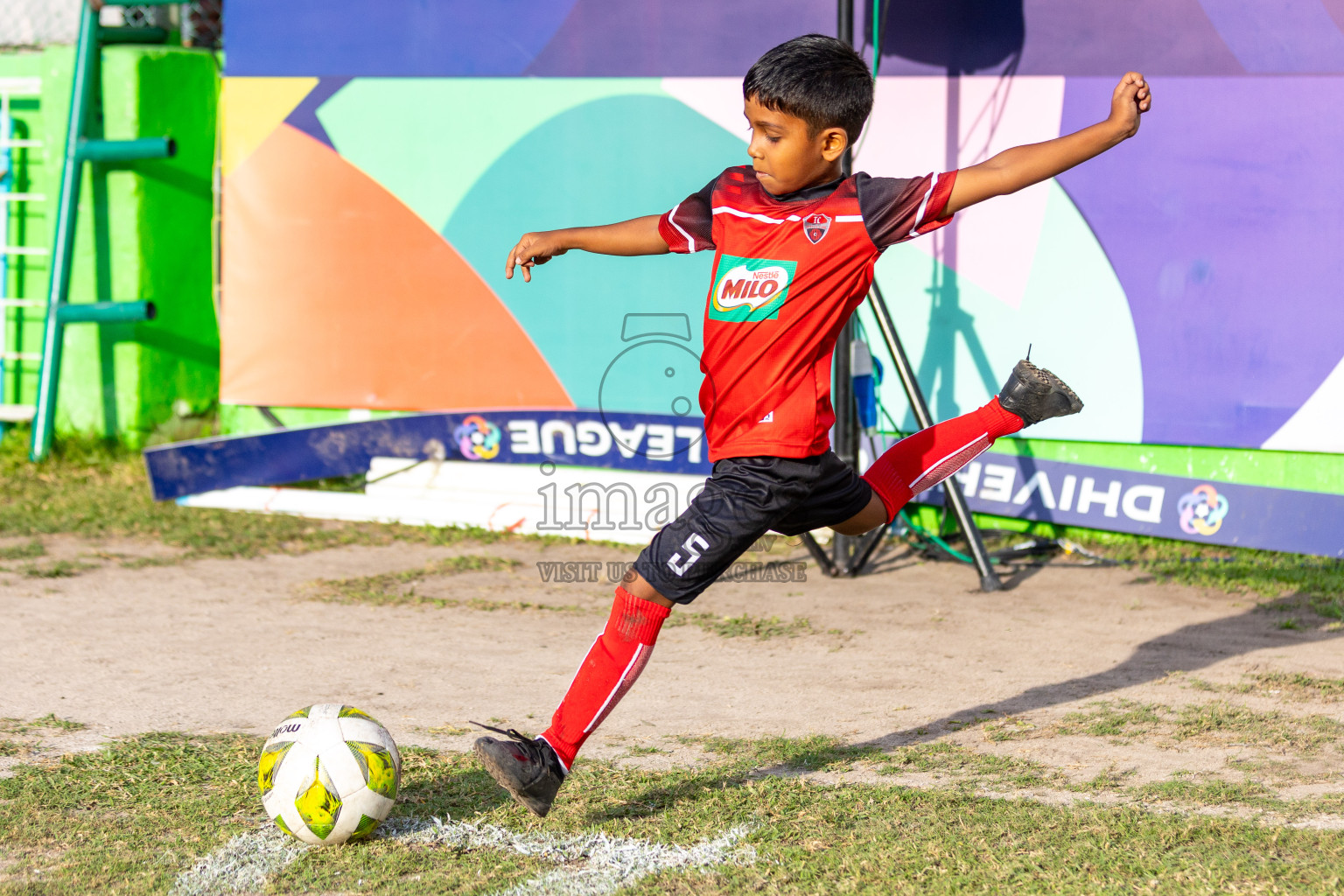 Day 2 of MILO Academy Championship 2025 was held on Friday, 14th February 2025 in Henveiru Stadium.
Photos: Mohamed Mahfooz Moosa / Images.mv
