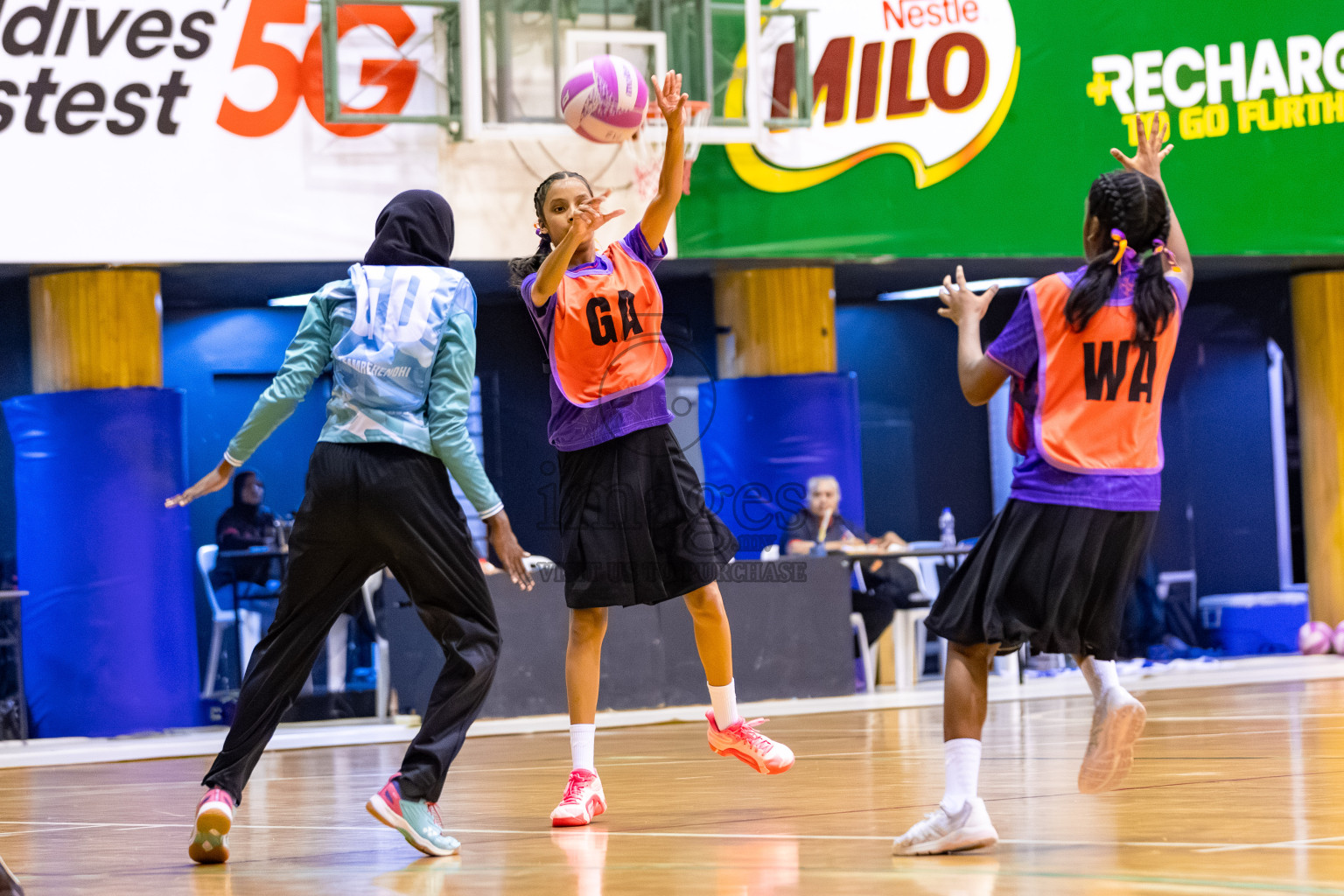 Day 15 of 26th Inter-School Netball Tournament 2025 was held in Social Center Indoor Hall on Wednesday, 5th November 2025. Photos: Mohamed Mahfooz Moosa, Raaif Yoosuf / images.mv