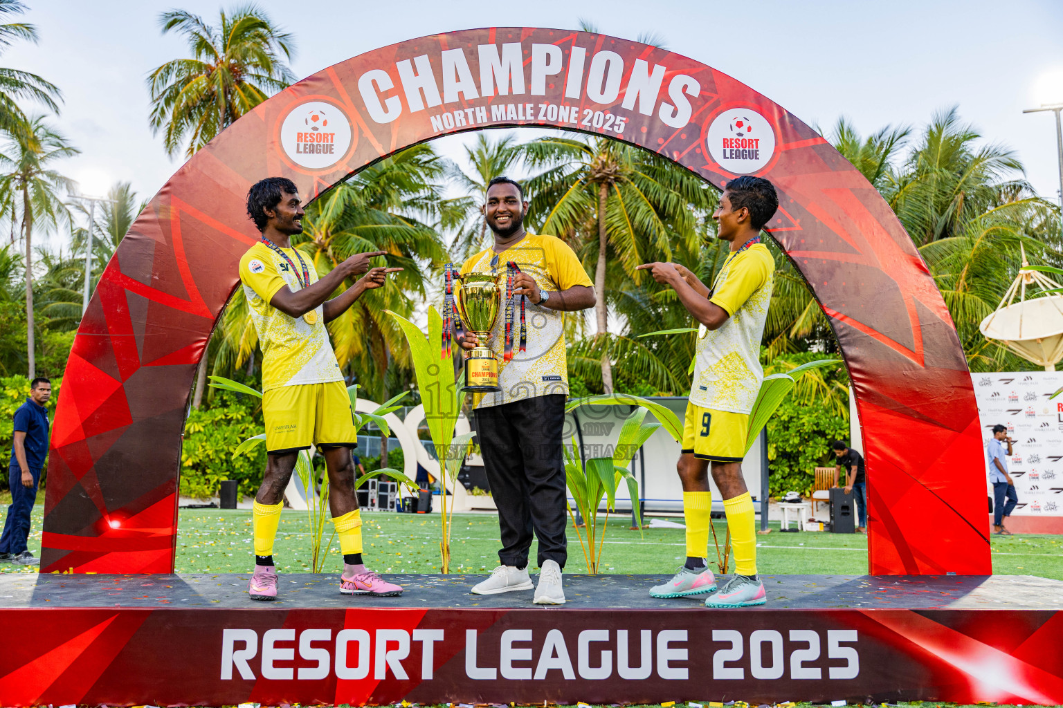 Jumeirah vs Varu in Final of Resort League 2025 (North Male Zone) was held on Saturday, 27th September 2025 in One And Only Reethi Rah Maldives Resort, Photos: Areef Adam / images.mv