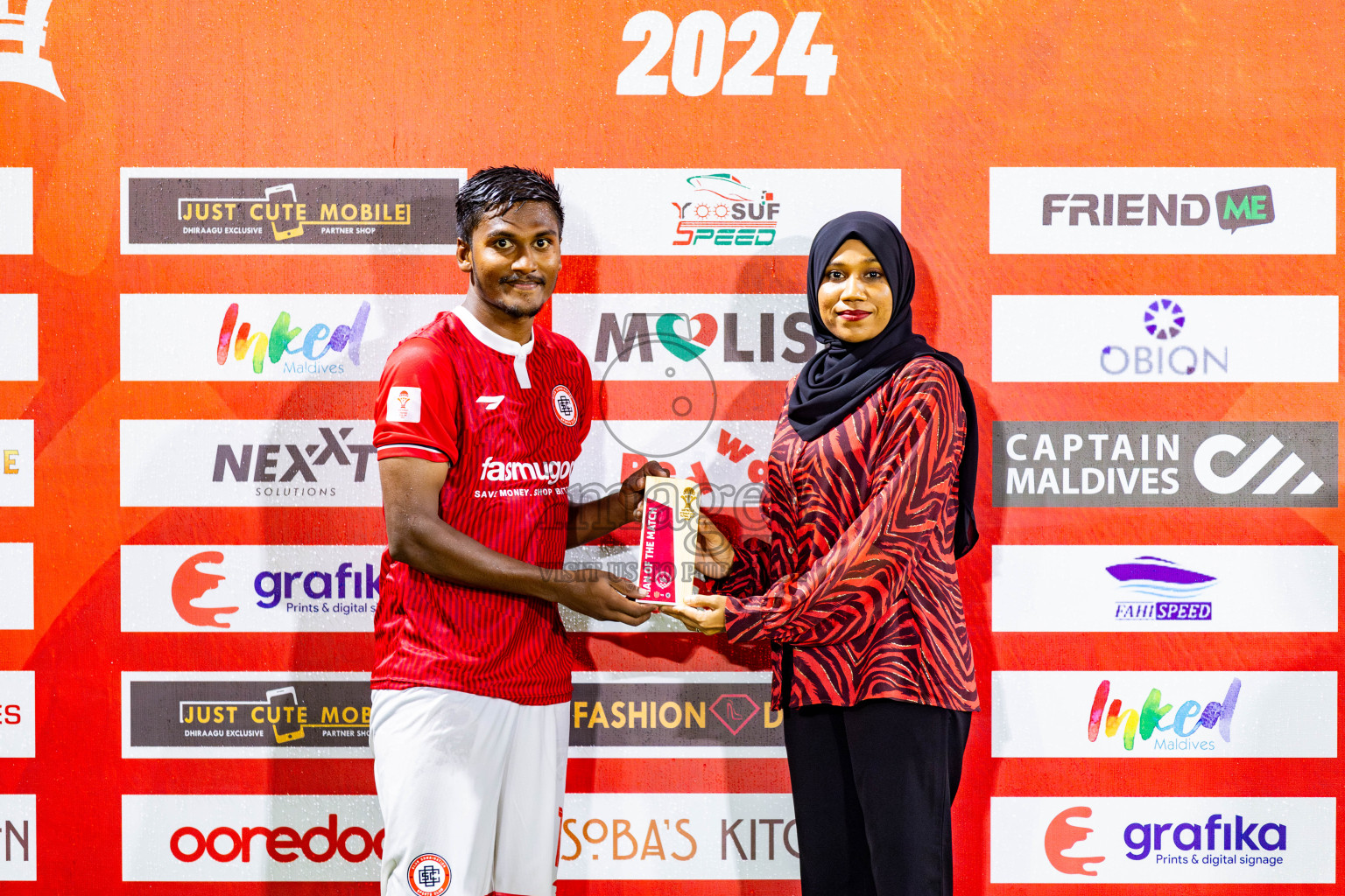 FC Suddenly vs CC Sports Club in Day 6 of Eydhafushi Futsal Cup 2024 was held on Saturday, 13th April 2024, in B Eydhafushi, Maldives Photos: Nausham Waheed / images.mv