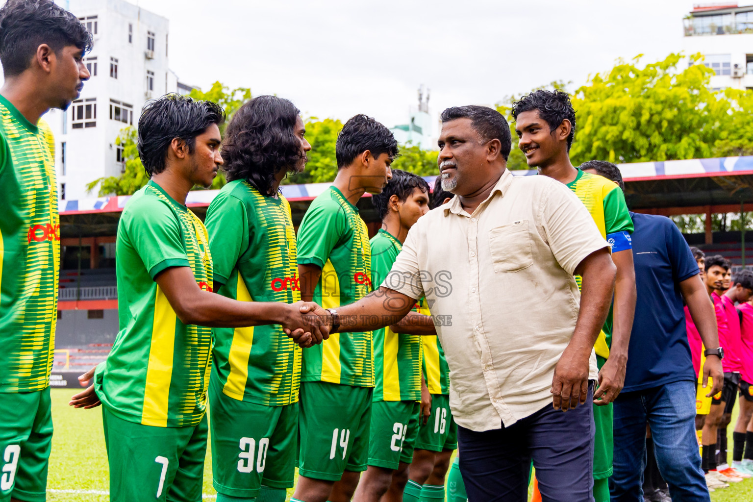 Maziya SRC vs United Victory in Day 6 of Under 19 Youth Championship 2024 was held at National Stadium in Male', Maldives on Tuesday, 24th June 2024. Photos: Nausham Waheed / images.mv