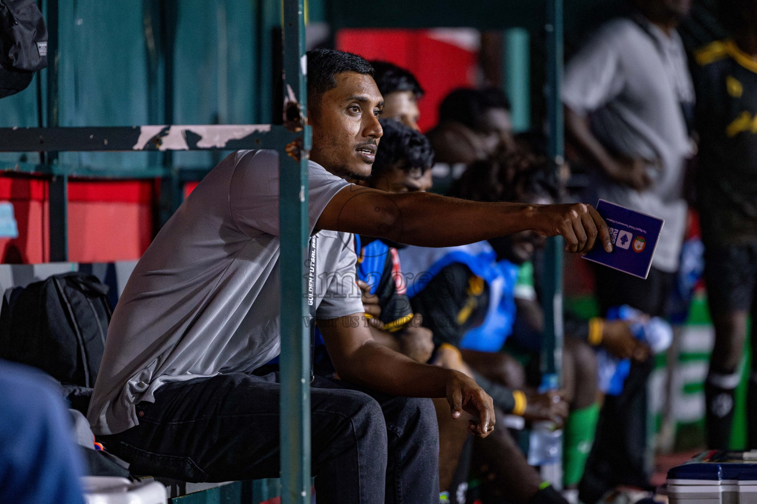 B Fehendhoo VS B Eydhafushi in Day 21 of Golden Futsal Challenge 2025 was held on Saturday, 25 January 2025, in Hulhumale', Maldives. 
Photos: Hassan Simah / images.mv