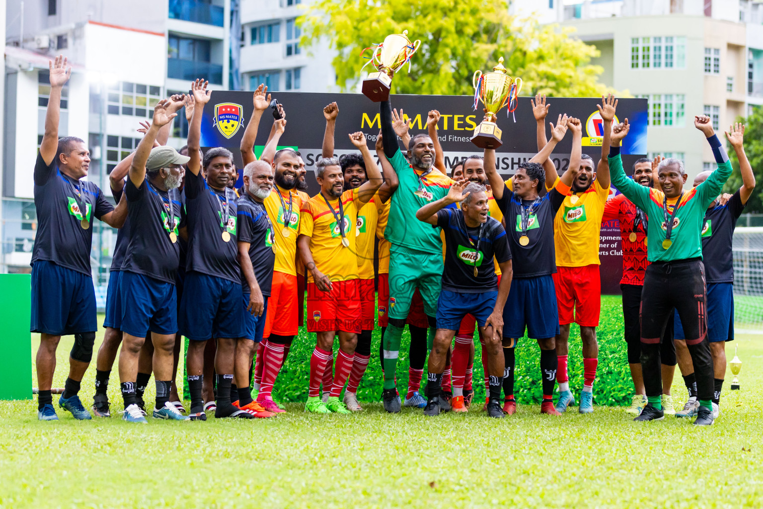 Day 3 of MILO Soccer 7 v 7 Championship 2024 was held at Henveiru Stadium in Male', Maldives on Saturday, 25th April 2024. Photos: Nausham Waheed / images.mv