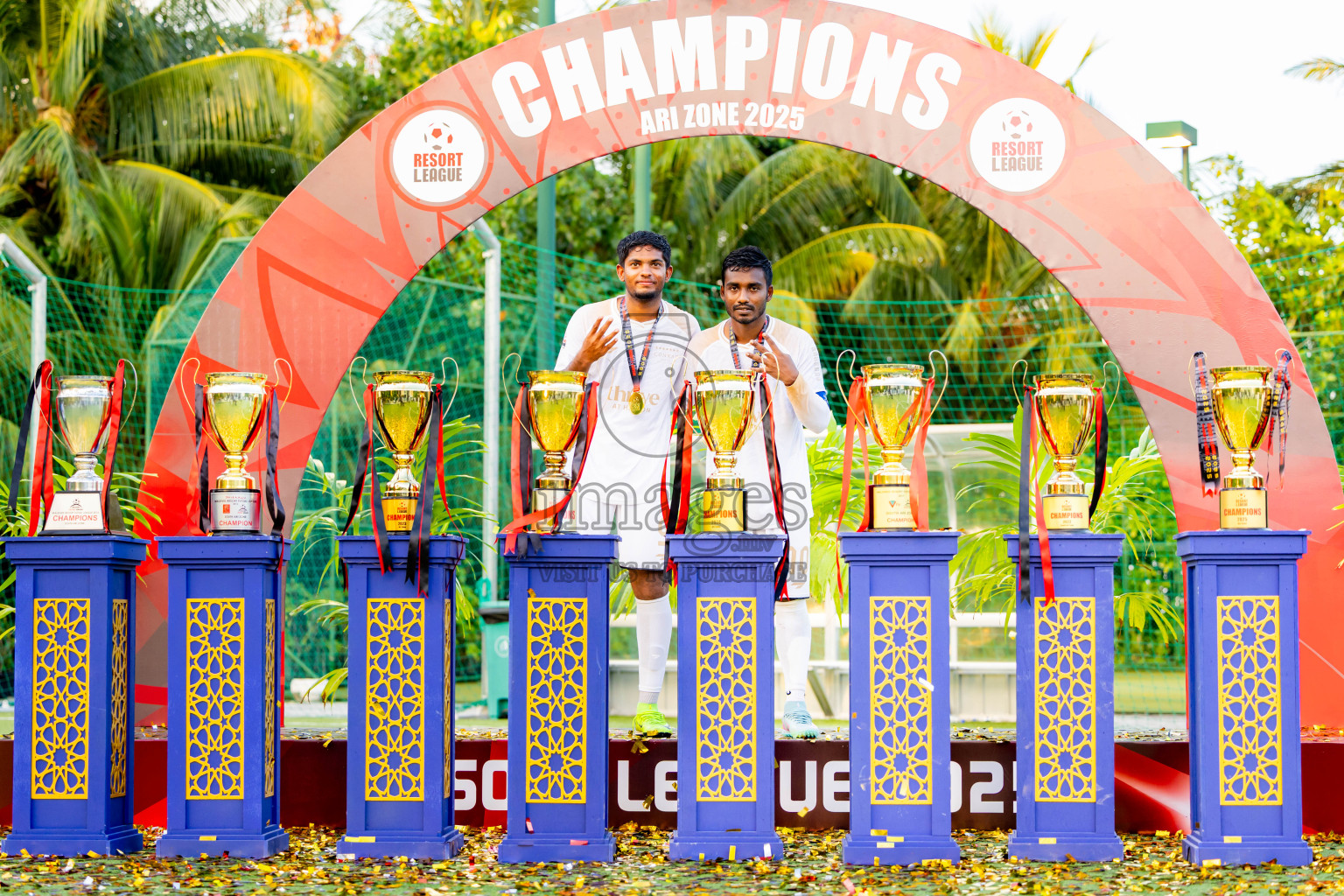 Barcelo vs Conrad in the Final of Resort League 2025 (Ari Zone) was held on Sunday, 28th June 2025 in Conrad Maldives Rangali Island, Alif Dhaalu Atoll, Maldives. Photos: Nausham Waheed / images.mv