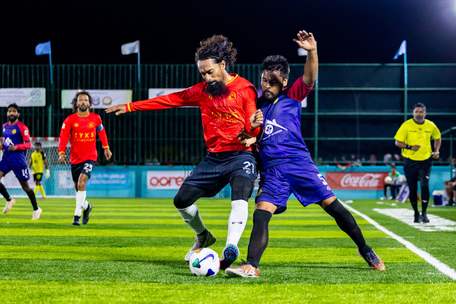 Fools SC vs Kovigoani in Day 1 of Laamehi Dhiggaru Ekuveri Futsal Challenge 2024 was held on Friday, 26th July 2024, at Dhiggaru Futsal Ground, Dhiggaru, Maldives Photos: Nausham Waheed / images.mv