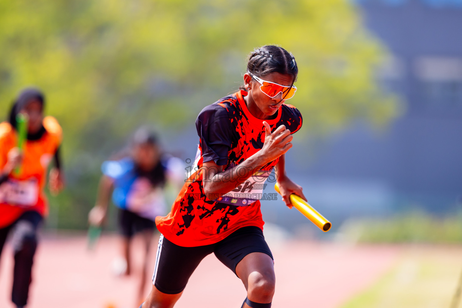 Day 6 of MWSC Interschool Athletics Championships 2024 held in Hulhumale Running Track, Hulhumale, Maldives on Thursday, 14th November 2024. Photos by: Nausham Waheed / Images.mv