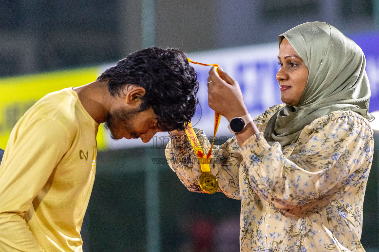 Opening of Golden Futsal Challenge 2024 with Charity Shield Match between L.Gan vs Th. Thimarafushi was held on Sunday, 14th January 2024, in Hulhumale', Maldives Photos: Ismail Thoriq / images.mv