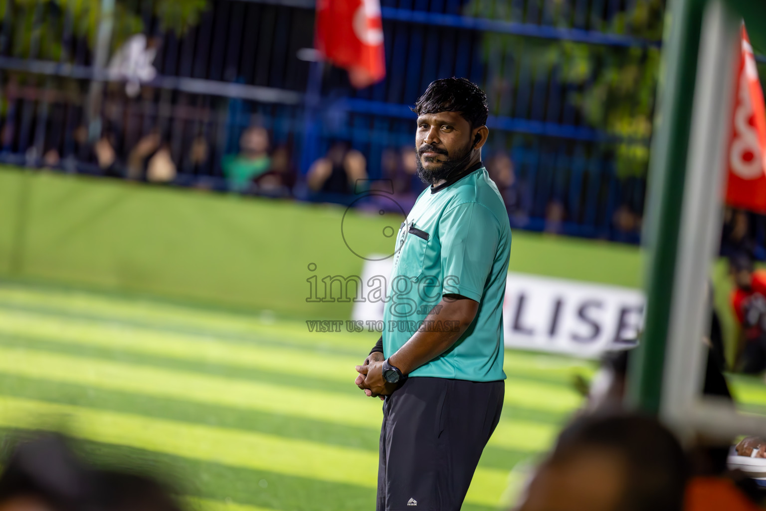 Muring FC vs Afro SC in Semi Final of Eydhafushi Futsal Cup 2024 was held on Monday , 15th April 2024, in B Eydhafushi, Maldives Photos: Ismail Thoriq / images.mv