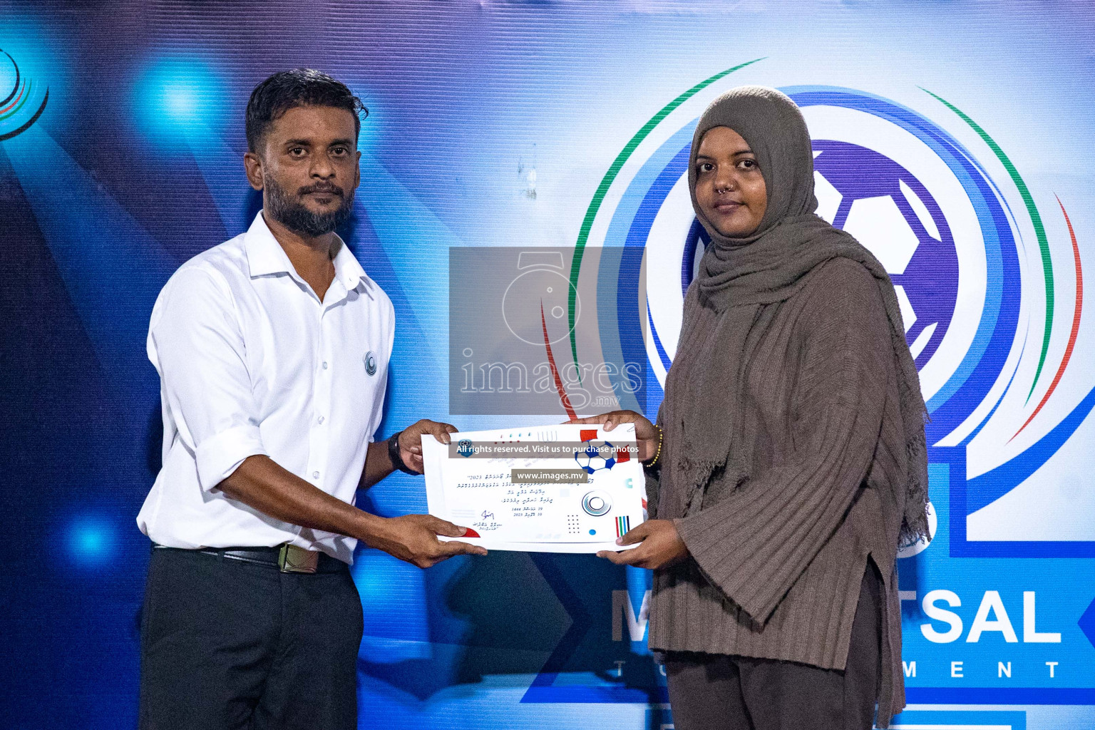 Final of MFA Futsal Tournament 2023 on 10th April 2023 held in Hulhumale'. Photos: Nausham waheed /images.mv