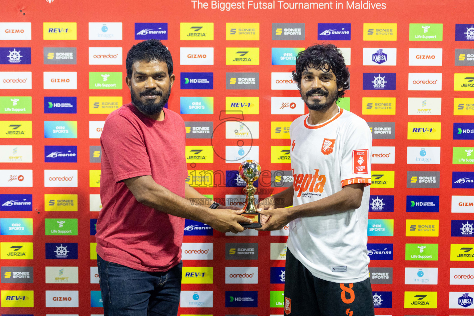 L Kalaidhoo vs L Dhanbidhoo in Day 16 of Golden Futsal Challenge 2024 was held on Tuesday, 30th January 2024, in Hulhumale', Maldives Photos: Nausham Waheed / images.mv