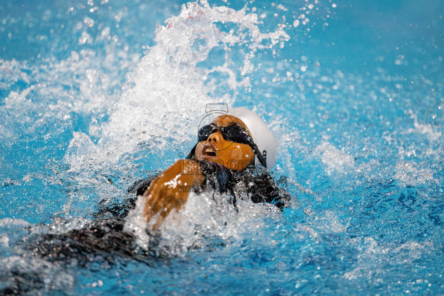 Day 4 of National Swimming Competition 2024 held in Hulhumale', Maldives on Monday, 16th December 2024. 
Photos: Hassan Simah / images.mv