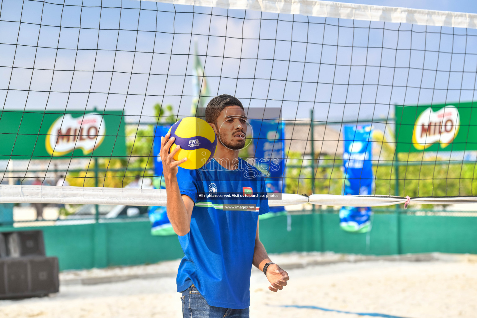 Vollyball players trainning session with Giba Photos by Nausham waheed