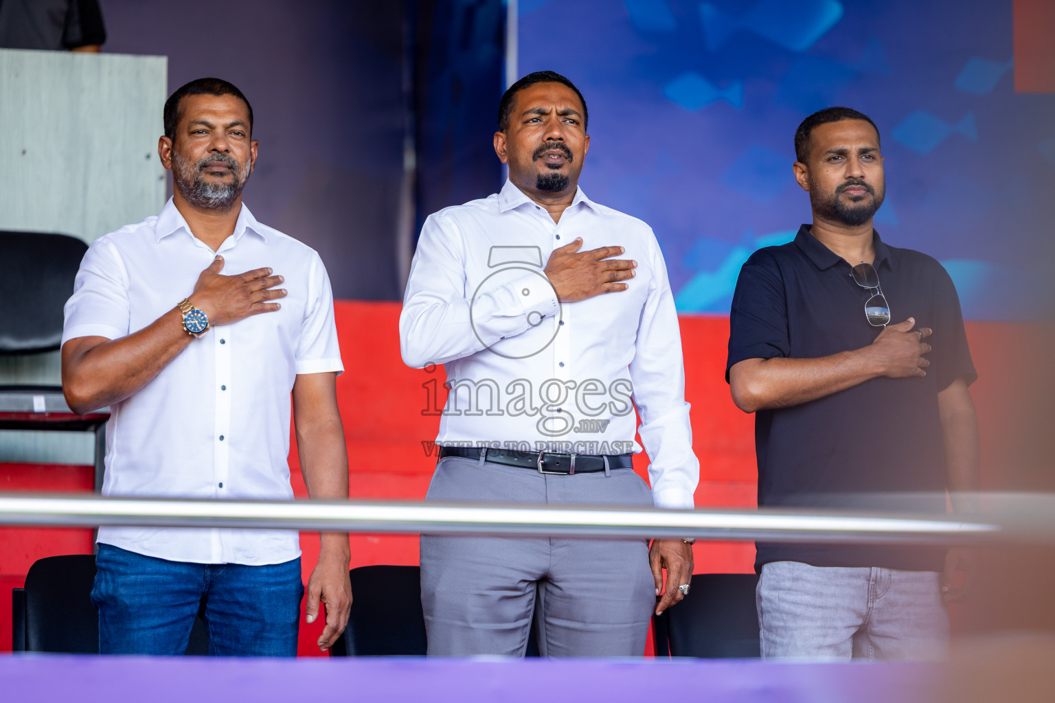 TC Sports Club vs Newradiant Sports Club in the FAM League Cup 2025 held at National Football Stadium, Male', Maldives on Tuesday, 13th May 2025. Photos By: Nausham Waheed / images.mv