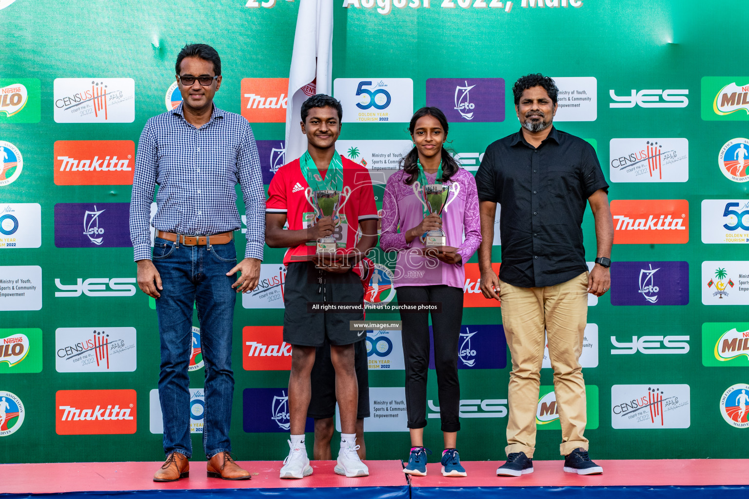 Day 3 of Milo Association Athletics Championship 2022 on 27th Aug 2022, held in, Male', Maldives Photos: Nausham Waheed / Images.mv