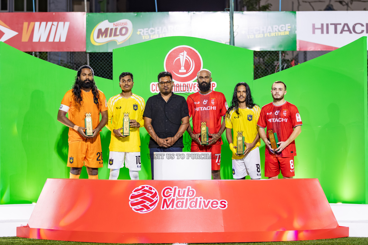 RRC vs STO RC in the Finals of Club Maldives Cup 2025 was held in Rehendhi Futsal Ground, Hulhumale', Maldives on Saturday, 25th October 2025. 
Photos: Hassan Simah / images.mv