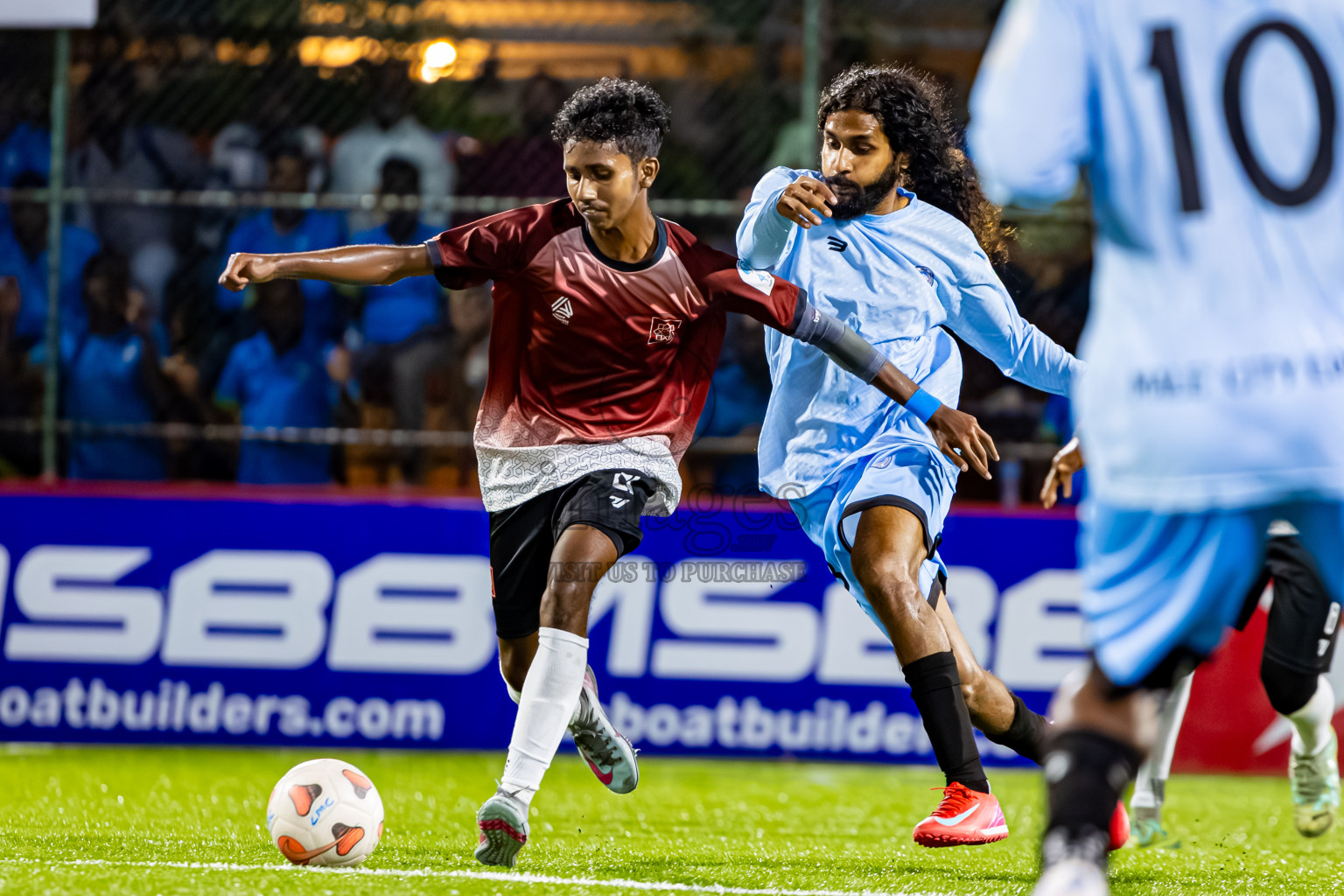 Team MCC vs PEMA in Day 9 of Club Maldives Cup Classic 2025 was held in Rehendi Futsal Ground, Hulhumale', Maldives on Monday, 22nd September 2025. Photos: Nausham Waheed / images.mv