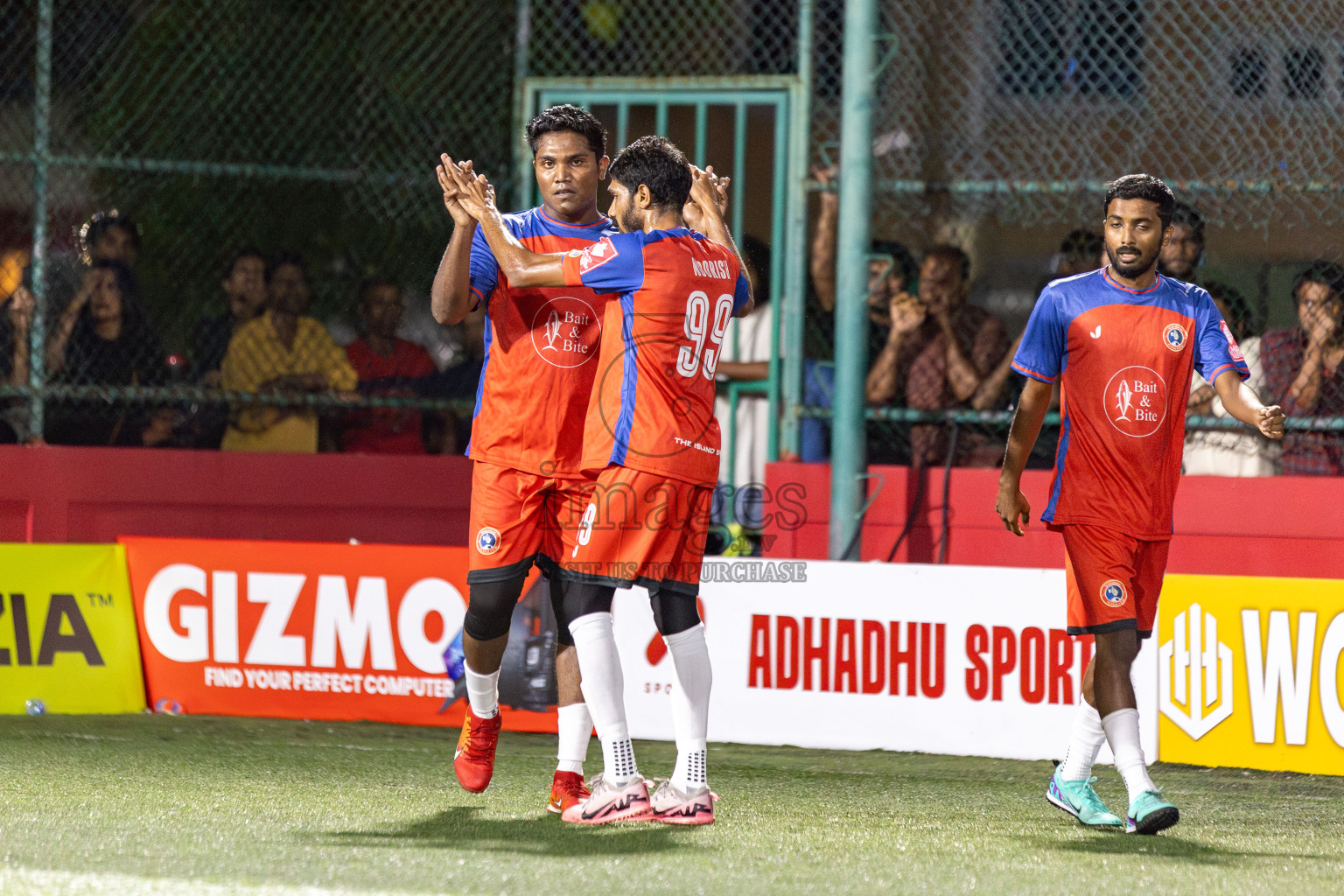 S Maradhoo vs S Meedhoo in Day 12 of Golden Futsal Challenge 2025 was held on Thursday, 16th January 2025, in Hulhumale', Maldives.
Photos: Hassan Simah / images.mv