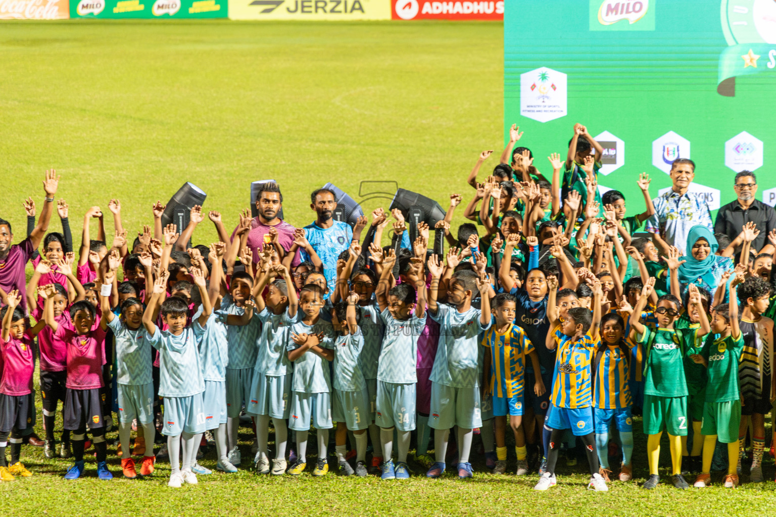 Inaugural Event of MILO SVAM Juniors 2025 (U8) was held at National Football Stadium, Male', Maldives on Monday, 23rd June 2025. Photos: Ismail Thoriq / images.mv