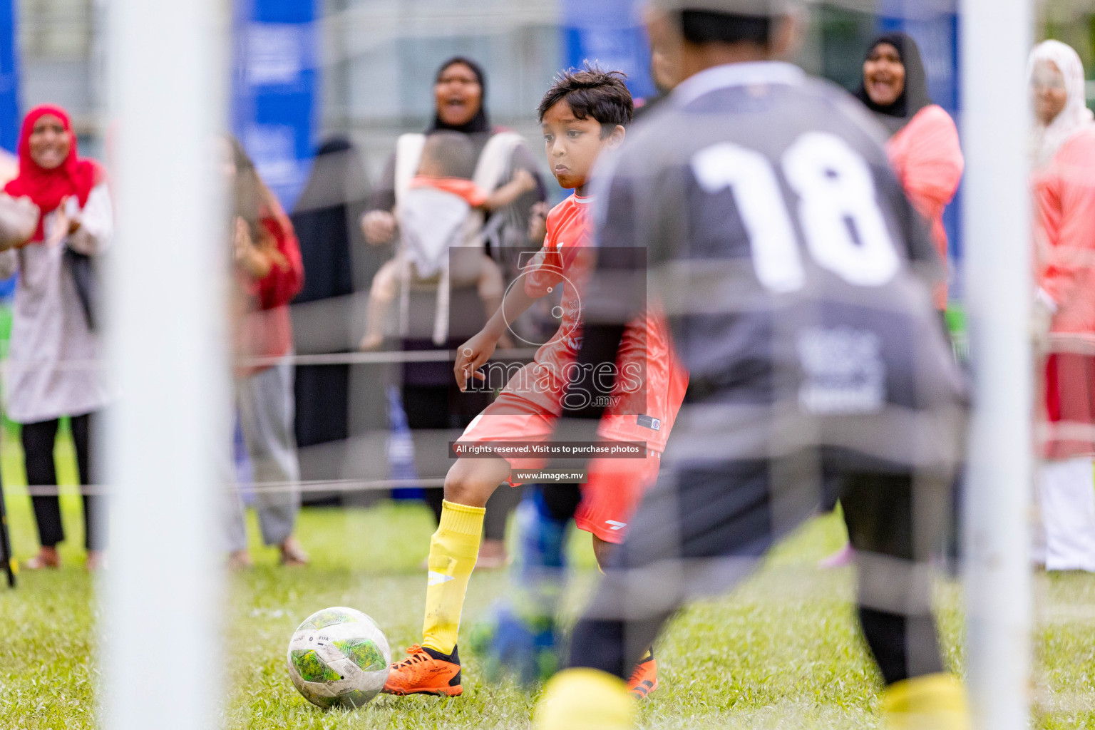 Day 1 of Milo kids football fiesta, held in Henveyru Football Stadium, Male', Maldives on Wednesday, 11th October 2023 Photos: Nausham Waheed/ Images.mv