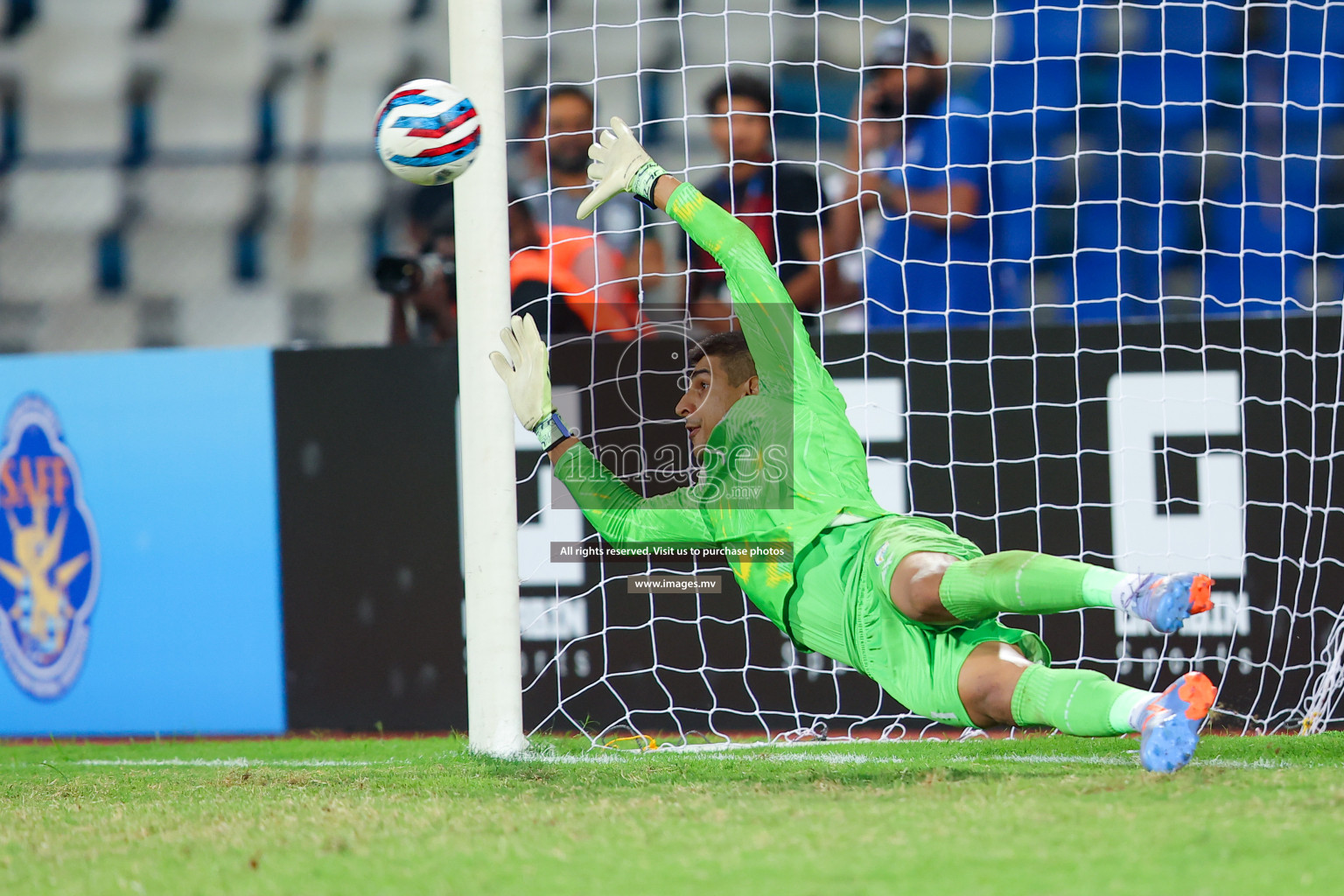 Lebanon vs India in the Semi-final of SAFF Championship 2023 held in Sree Kanteerava Stadium, Bengaluru, India, on Saturday, 1st July 2023. Photos: Nausham Waheed, Hassan Simah / images.mv