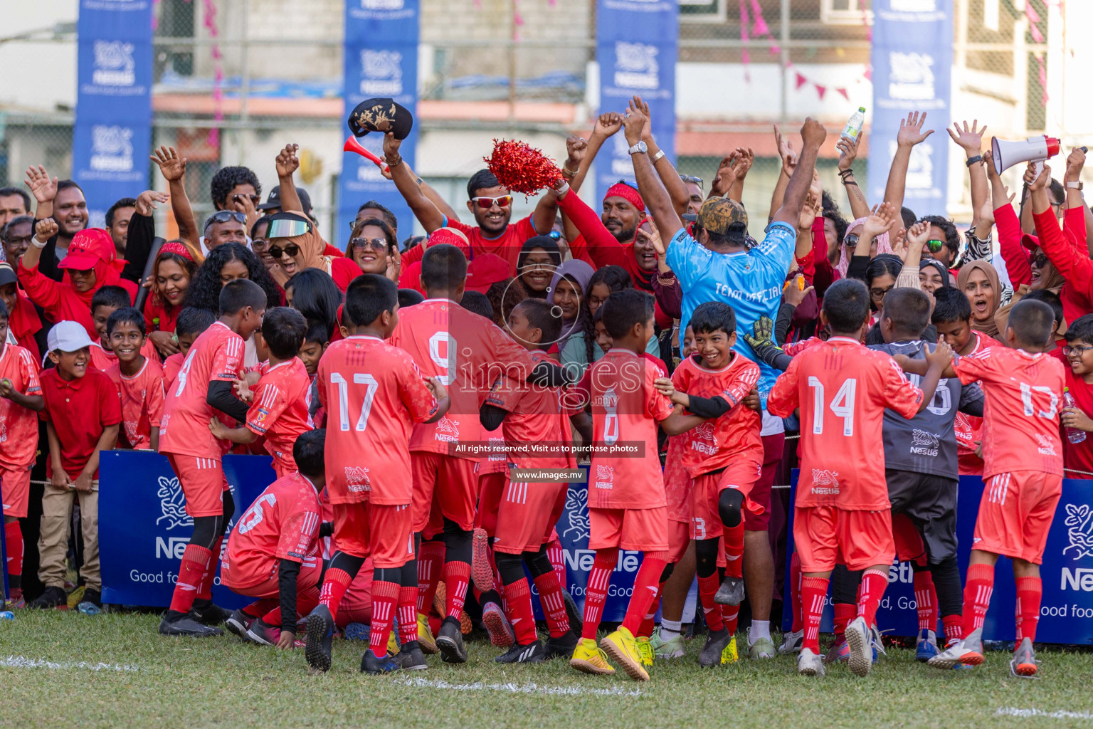 Day 4 of Nestle Kids Football Fiesta, held in Henveyru Football Stadium, Male', Maldives on Saturday, 14th October 2023
Photos: Ismail Thoriq / images.mv